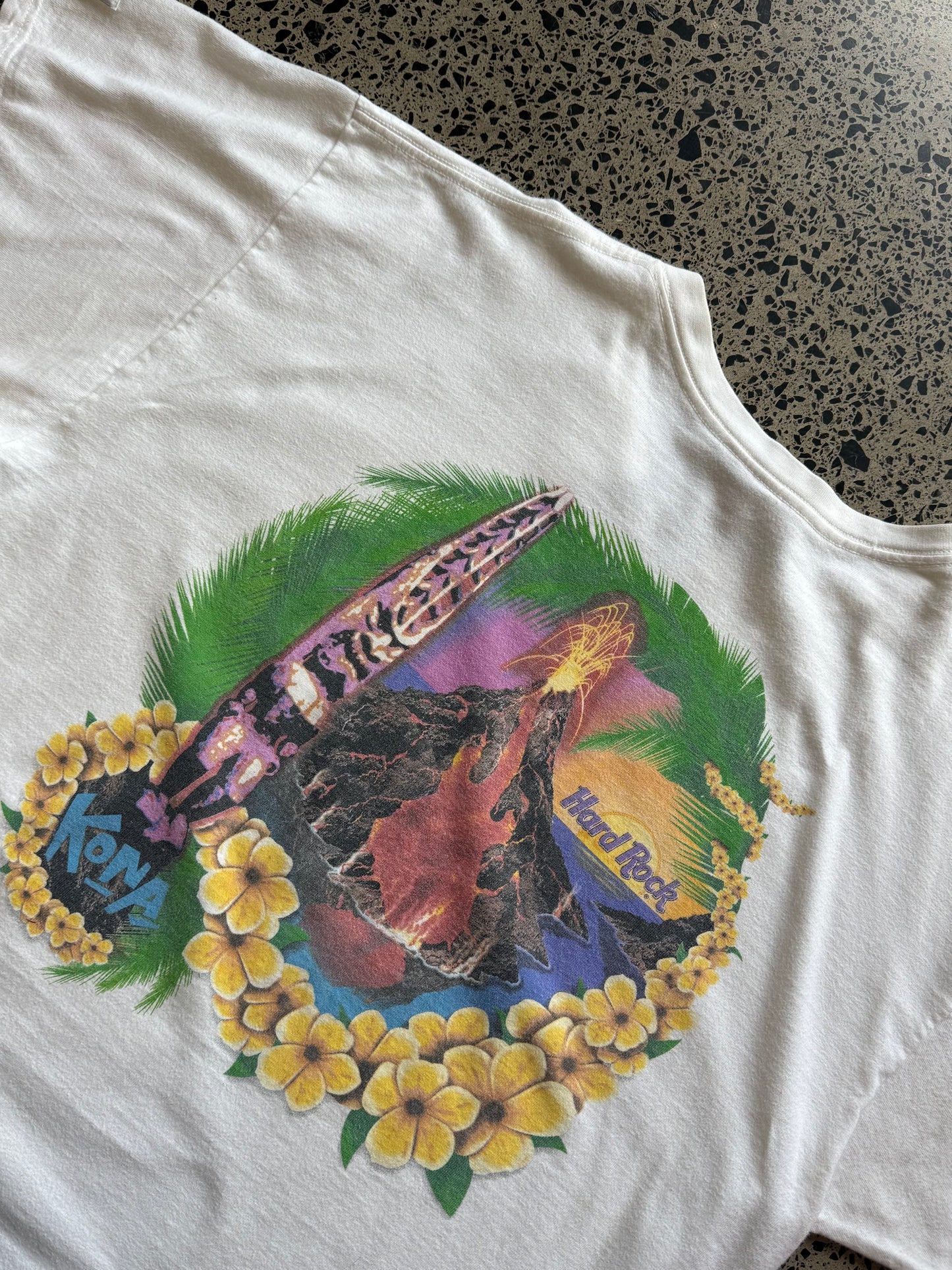 80's Hard Rock Kona Tee (White) - XL