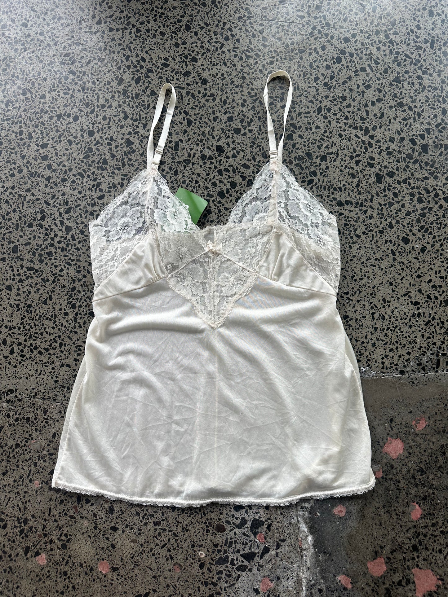 White lace cami