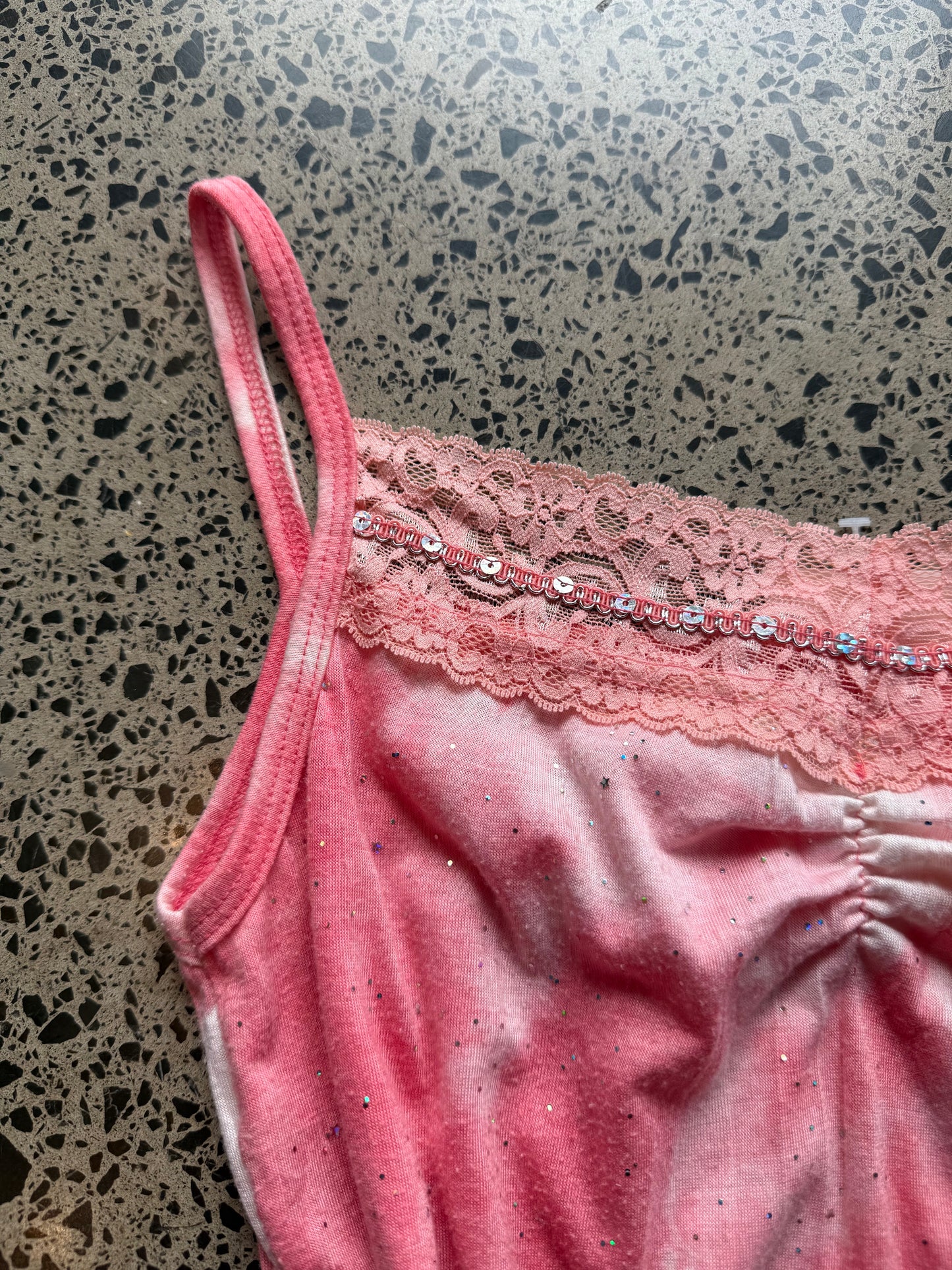 Pink Spaghetti Strap Fairy Top - S/M