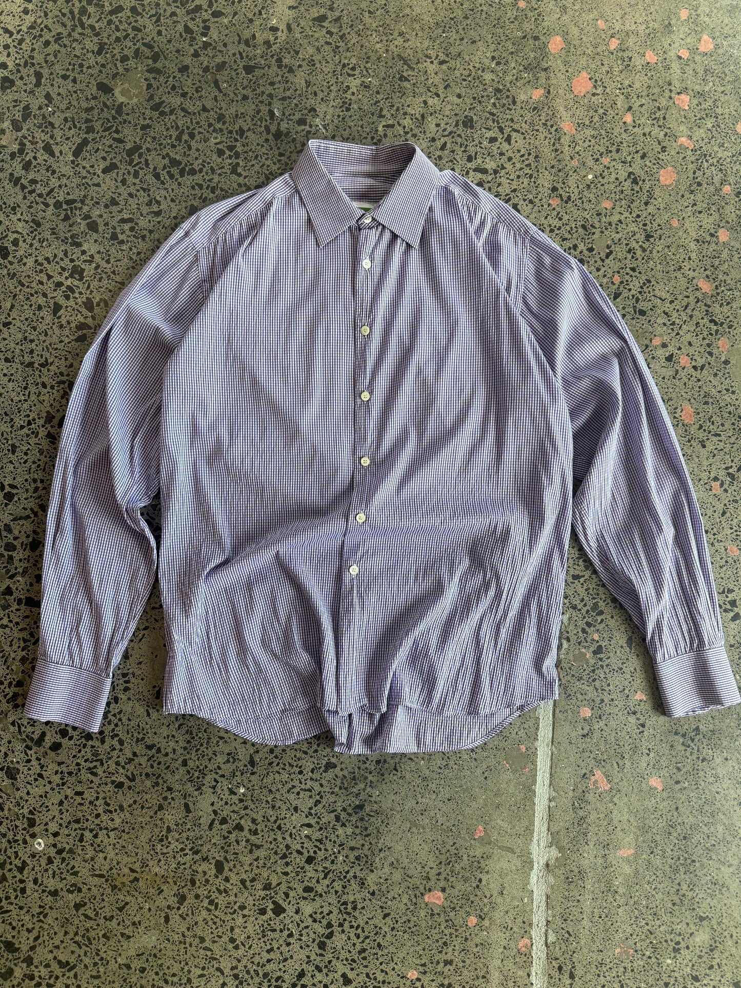 Luxury Prada Striped Button Up Shirt - L/XL