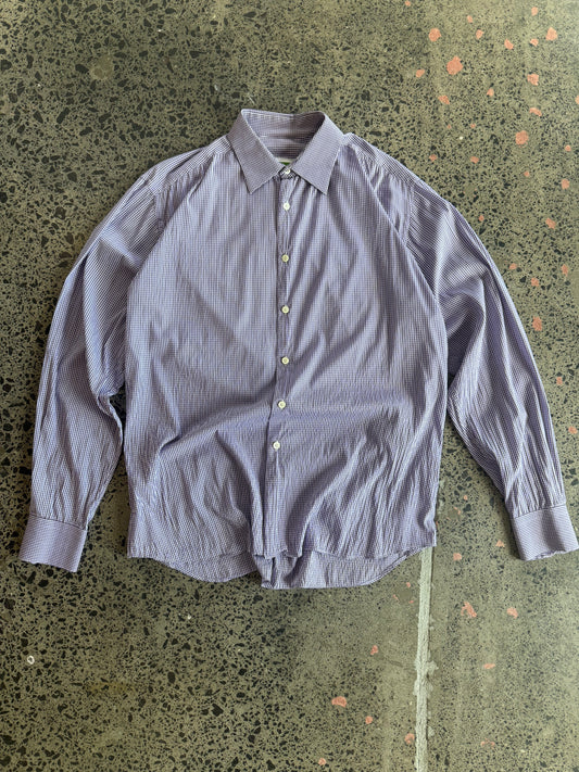 Luxury Prada Striped Button Up Shirt - L/XL