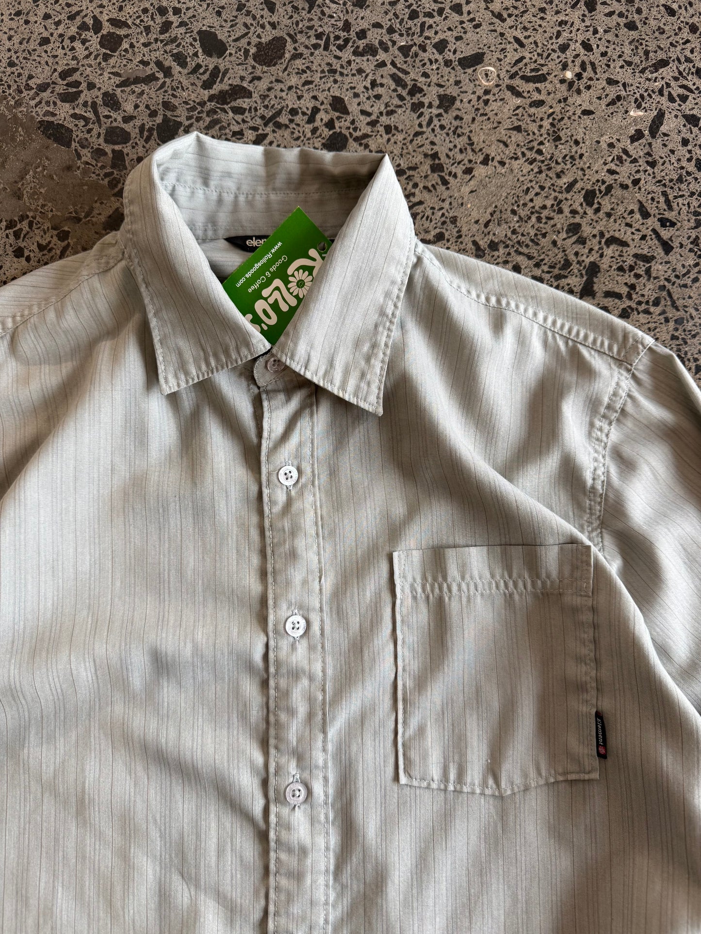 y2k Element Button Up Shirt - M
