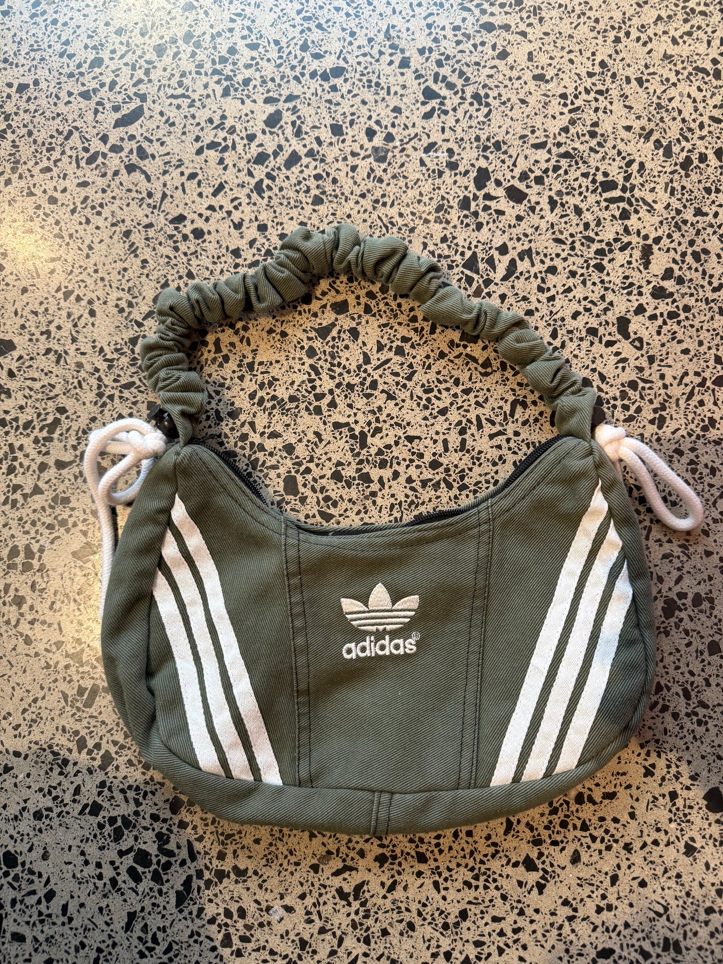 Forest Green Adidas Rework Shoulder Bag