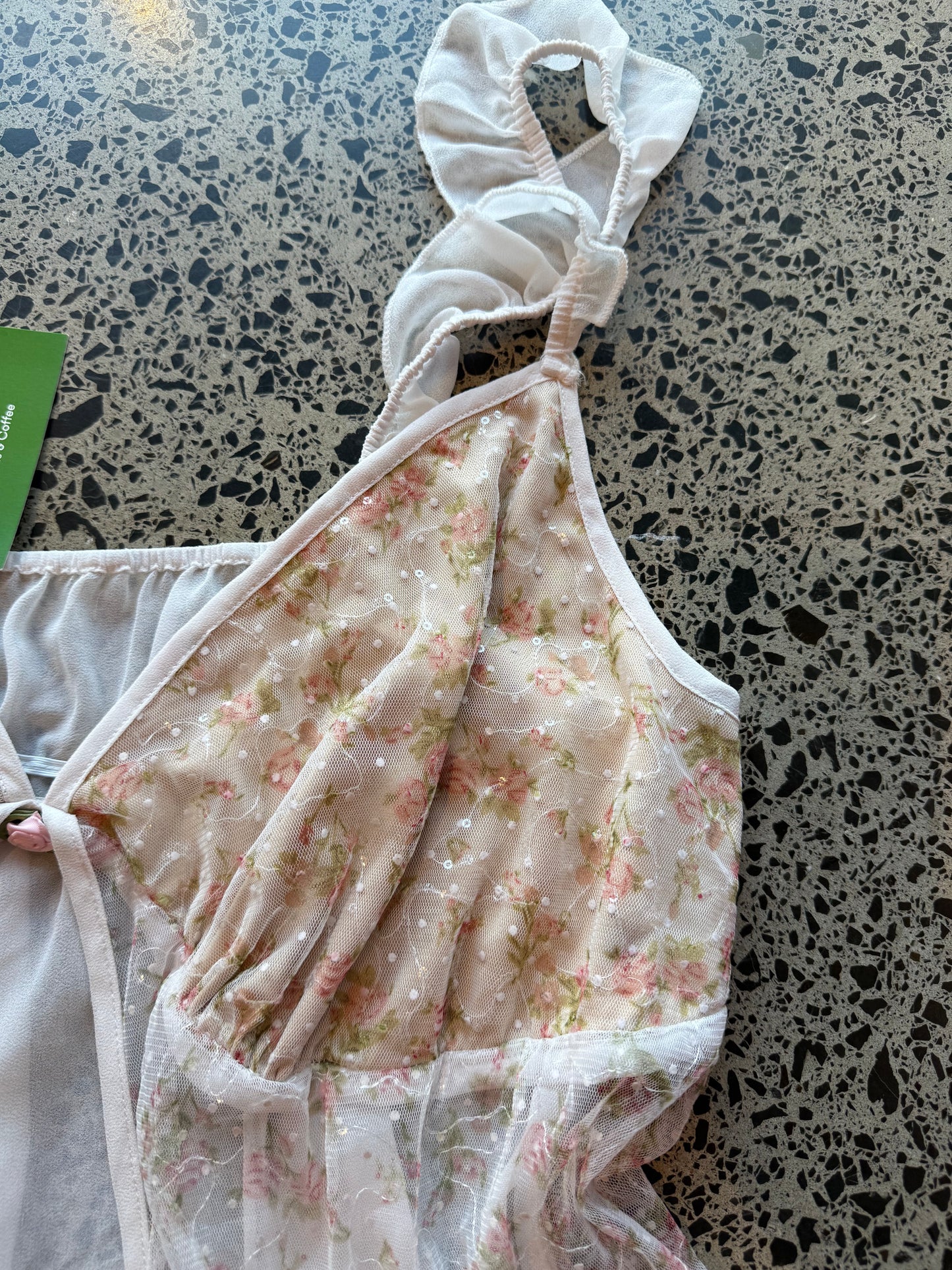 Fairycore Open Mesh Cami - XL