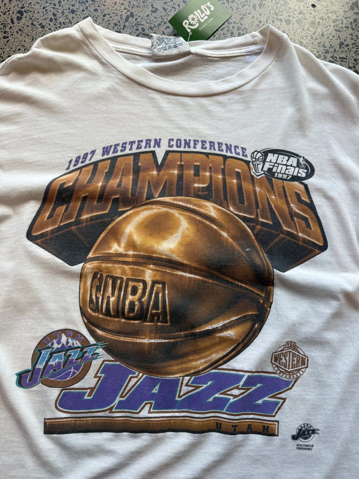 1997 Utah Jazz NBA Champs Tee - L