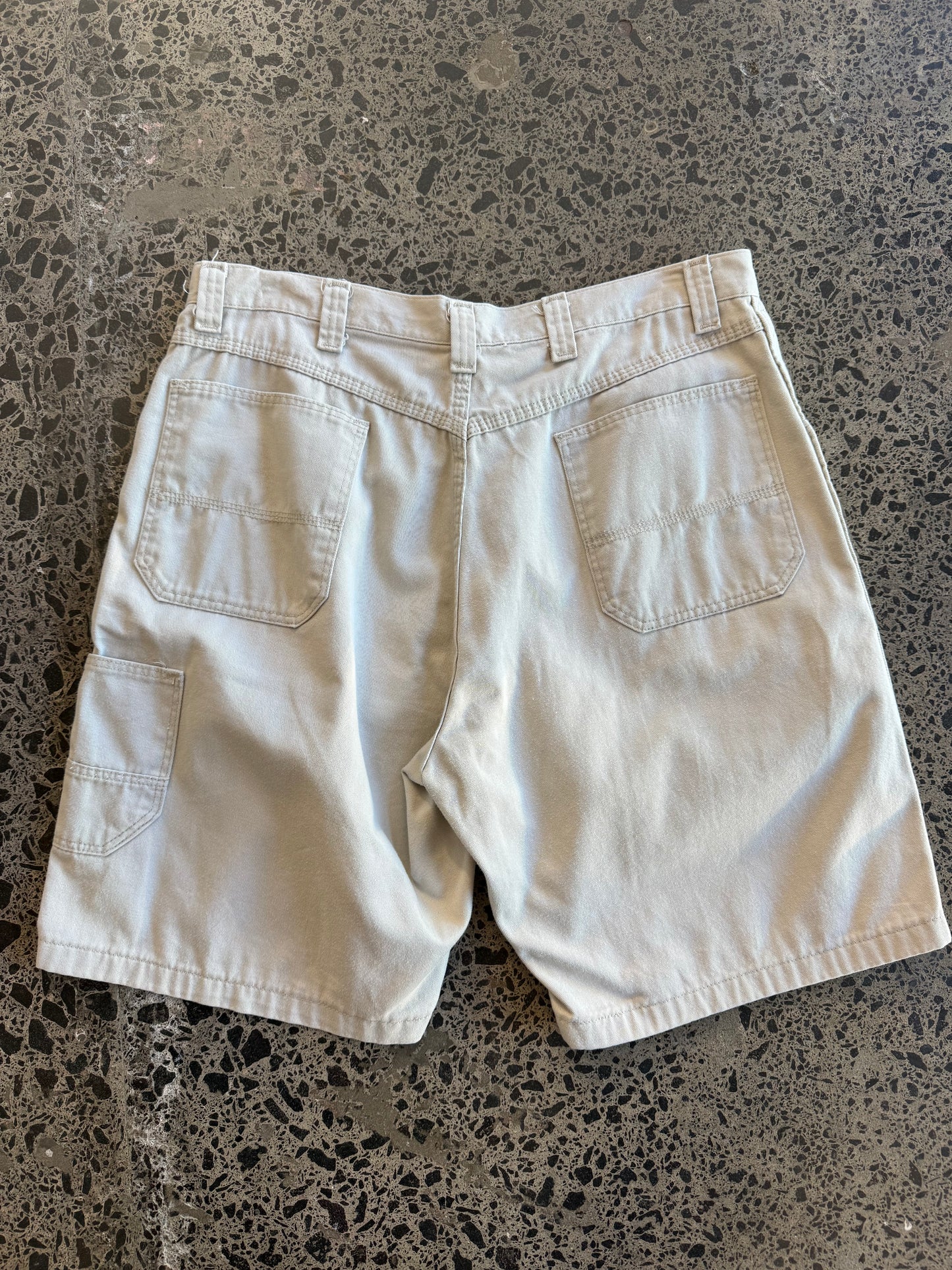 Light Beige Cargo Shorts - 34W