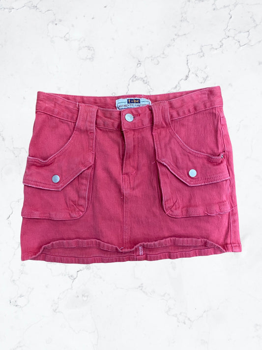 y2k Mini Pink mini skirt S/8