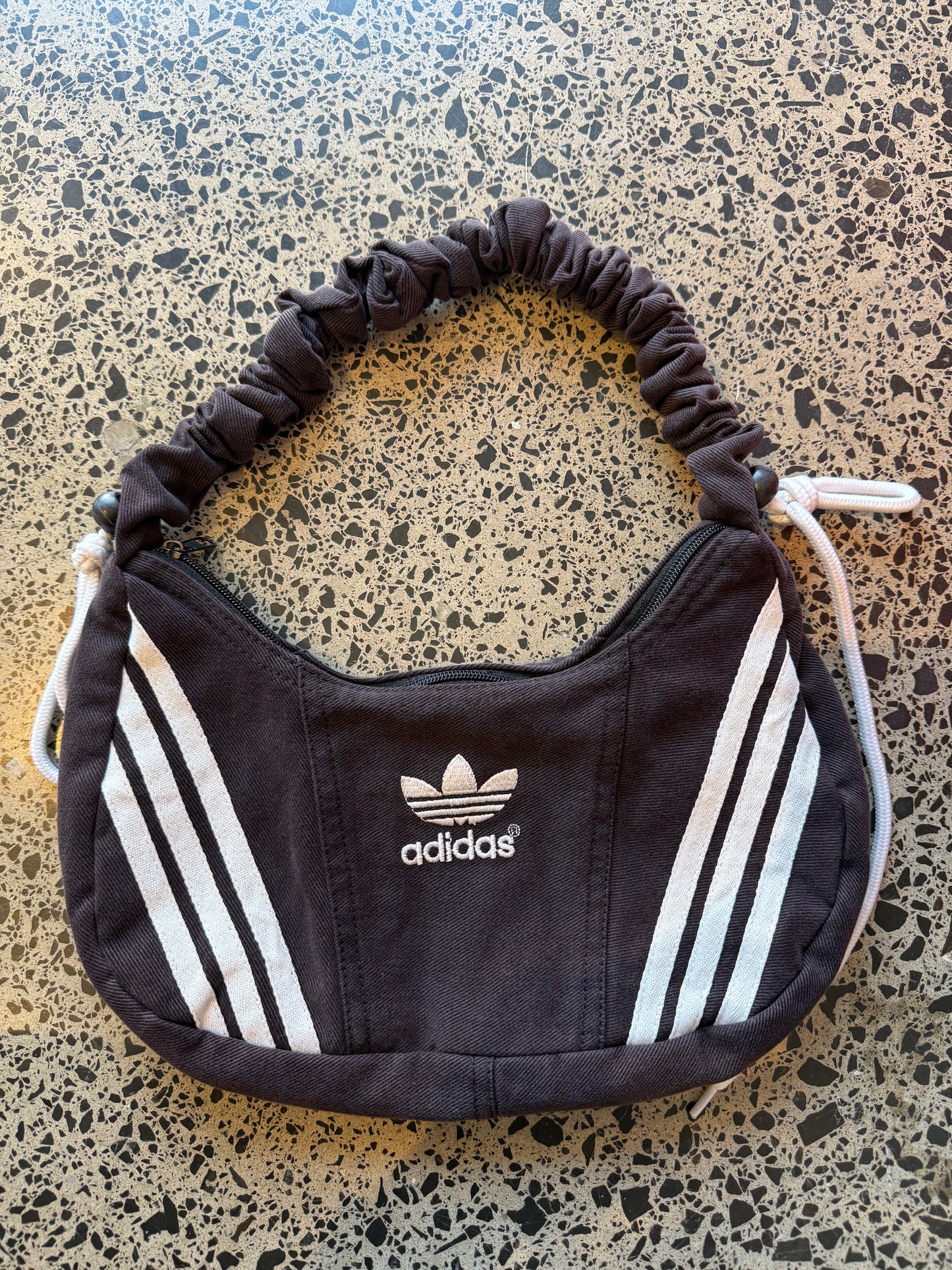 Dark Browny/Purple Adidas Rework Shoulder Bag