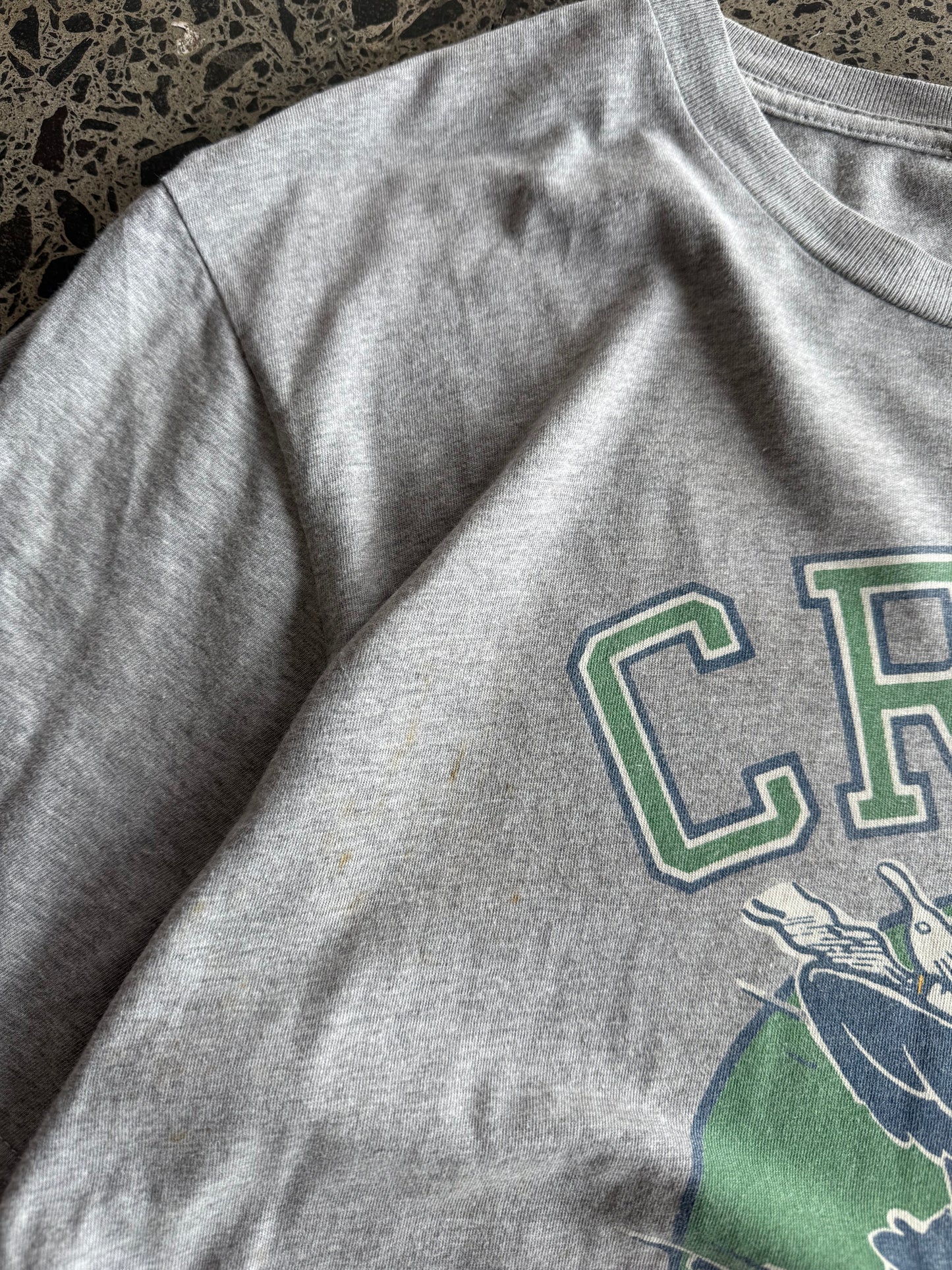 Grey Carhartt Graphic T-shirt - L