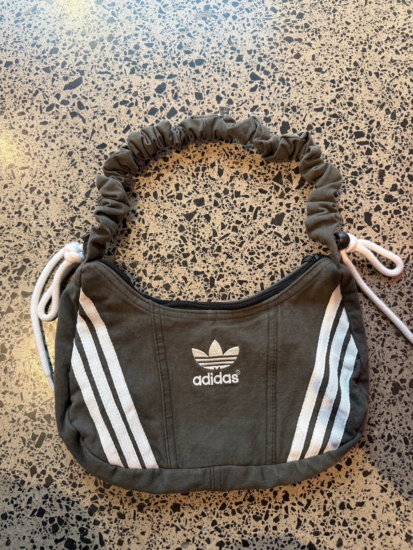 Green Adidas Rework Shoulder Bag
