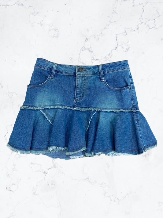 y2k Pleated Mini Skirt - 8/S