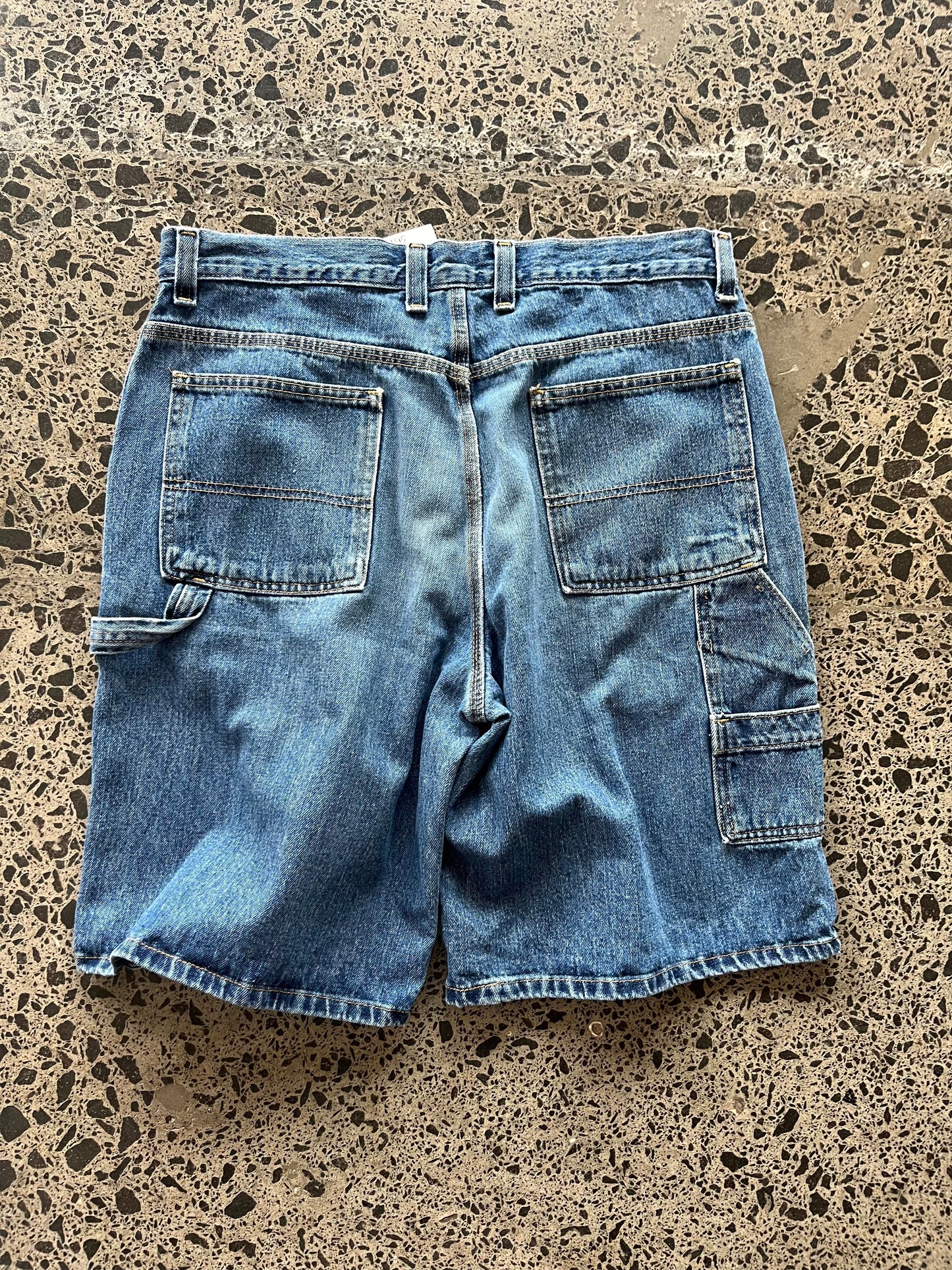 Hazy Blue Denim Carpenter Jorts - 36W