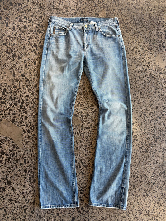 Armani Straight Low Rise Jeans - M 32W