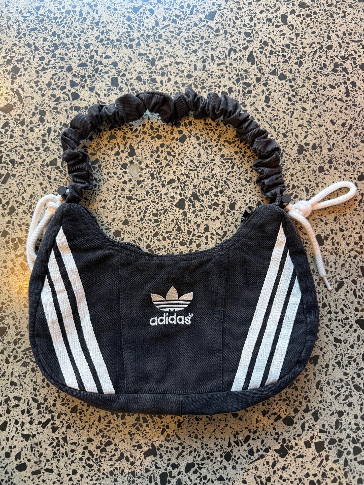 Black Adidas Rework Shoulder Bag