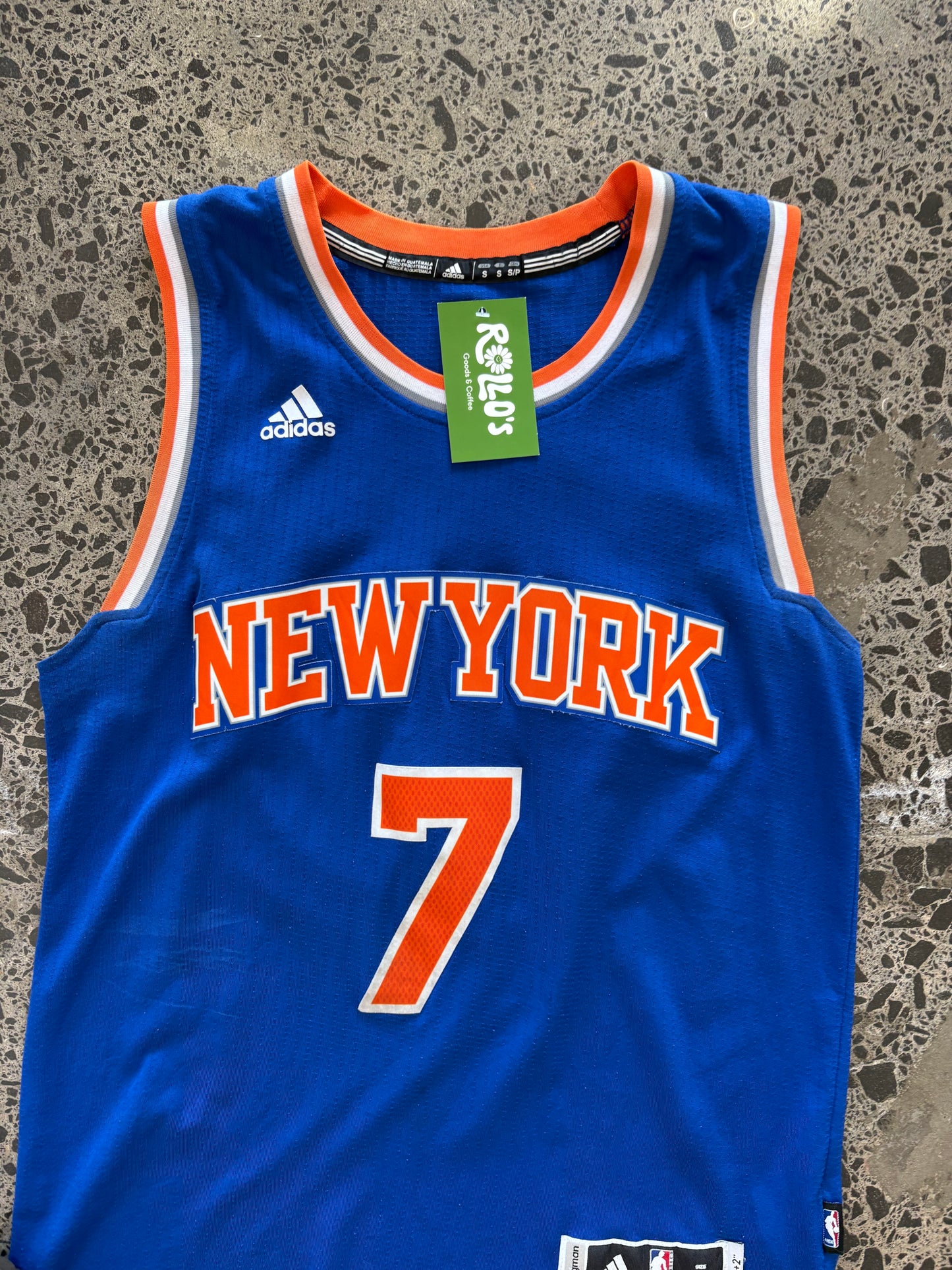 Adidas New York Knicks 'Anthony' #7 Jersey - S