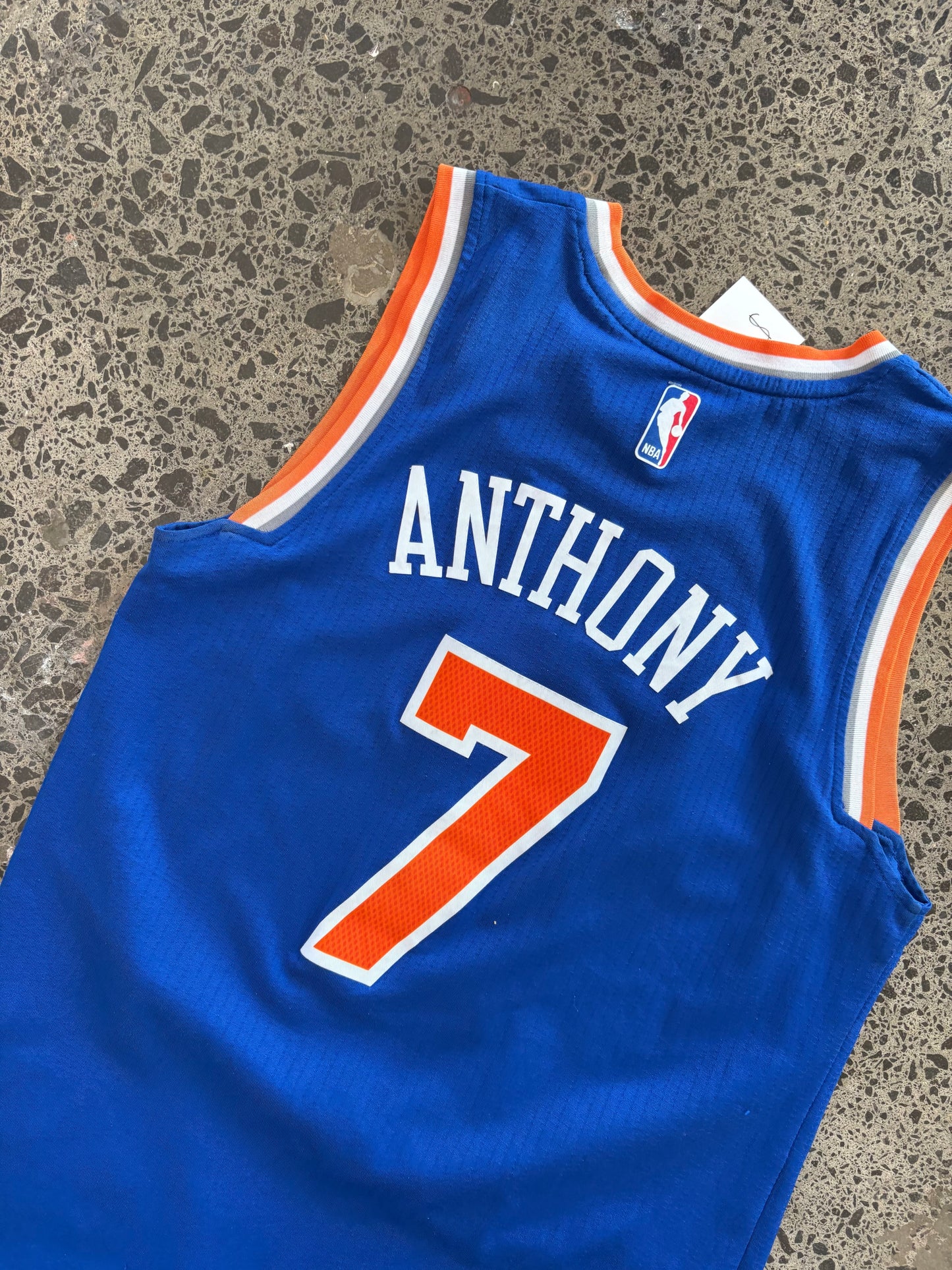 Adidas New York Knicks 'Anthony' #7 Jersey - S