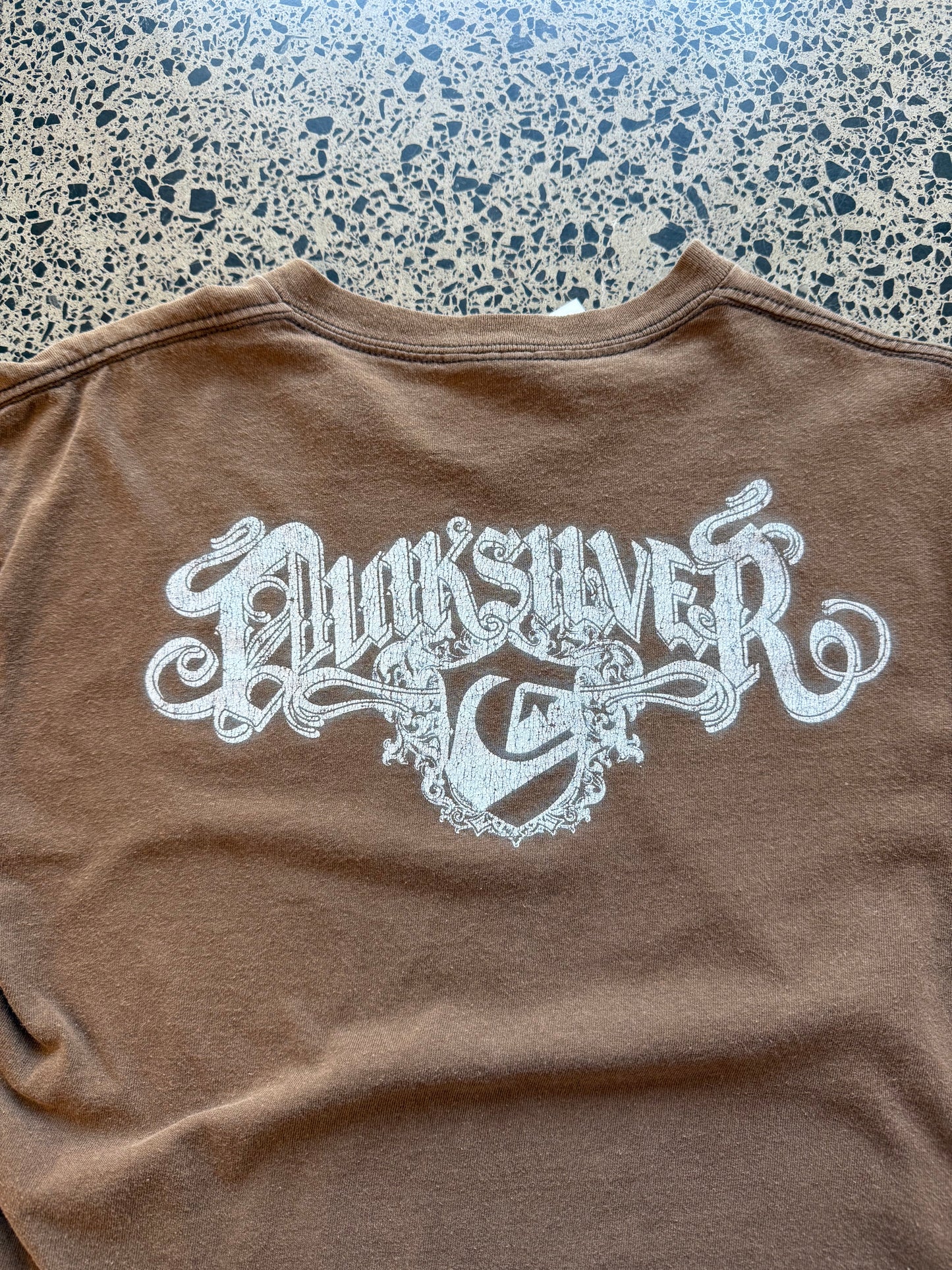 Y2K Quiksilver Logo T-shirt - M