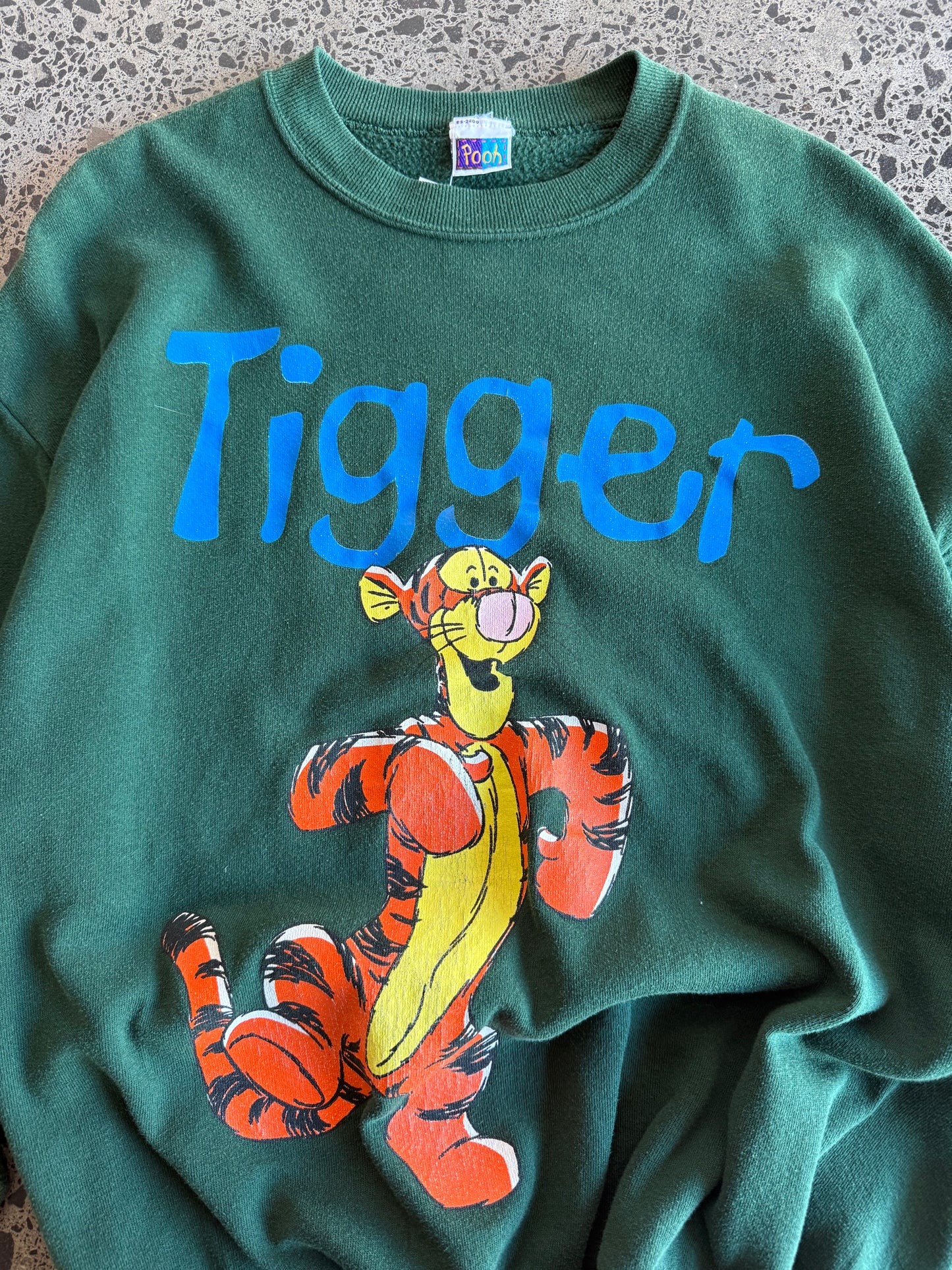 'Tigger' Graphic Crewneck Jumper - L