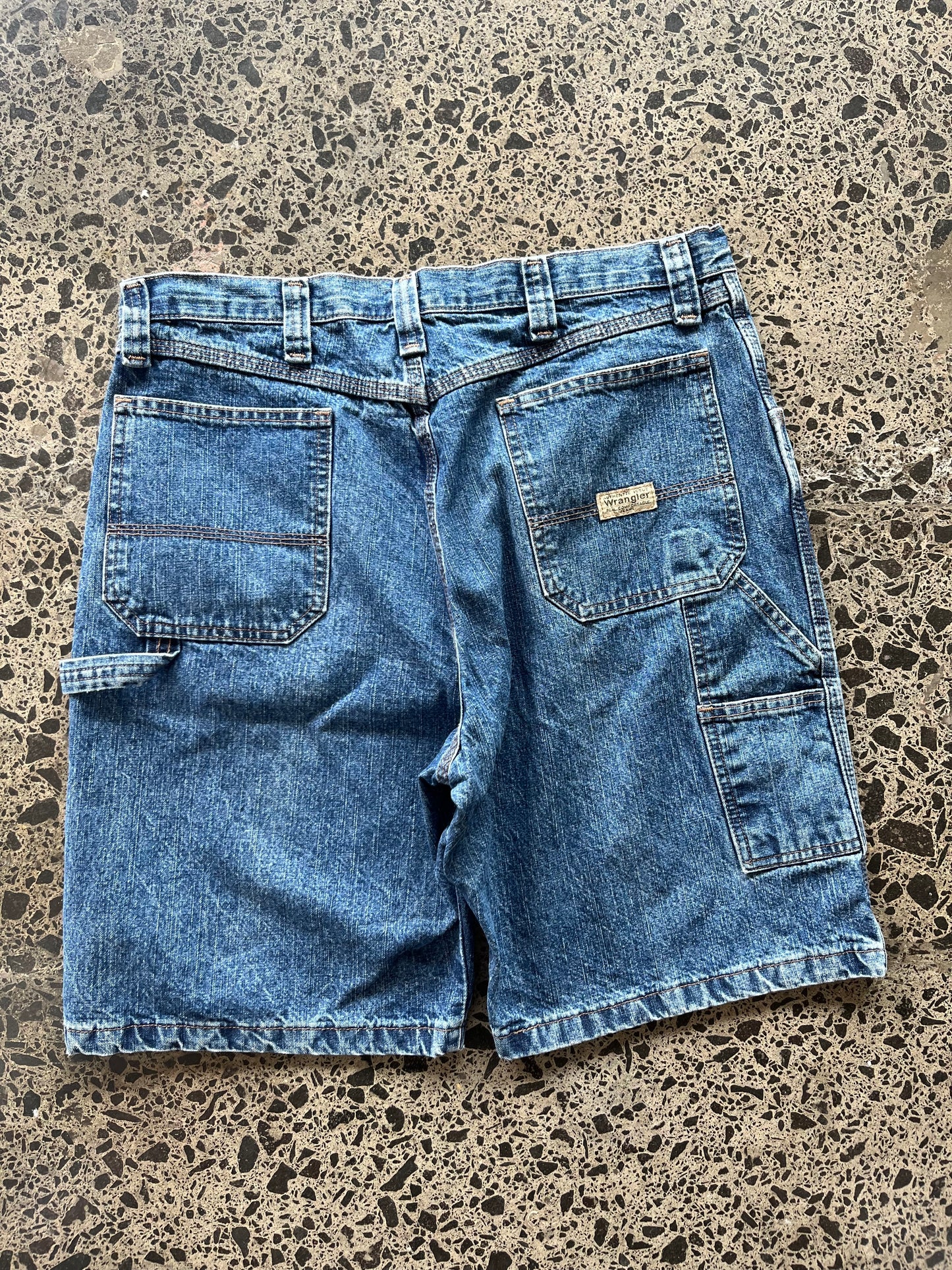 Wrangler Dark Blue Denim Jorts -38W