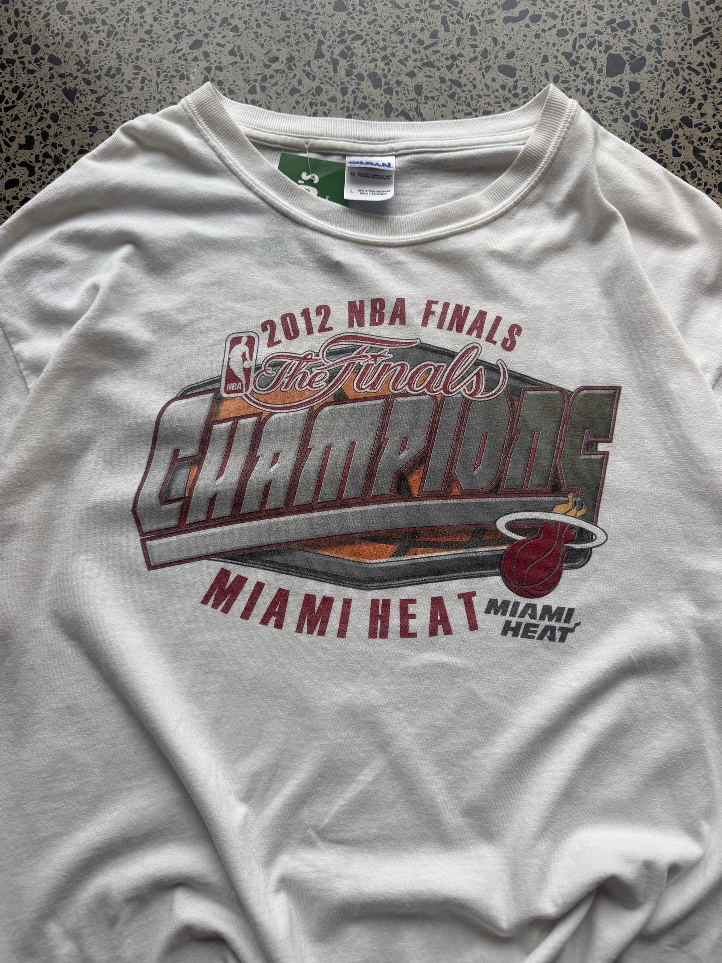 2012 NBA Finals Miami Heat Graphic Tee - L