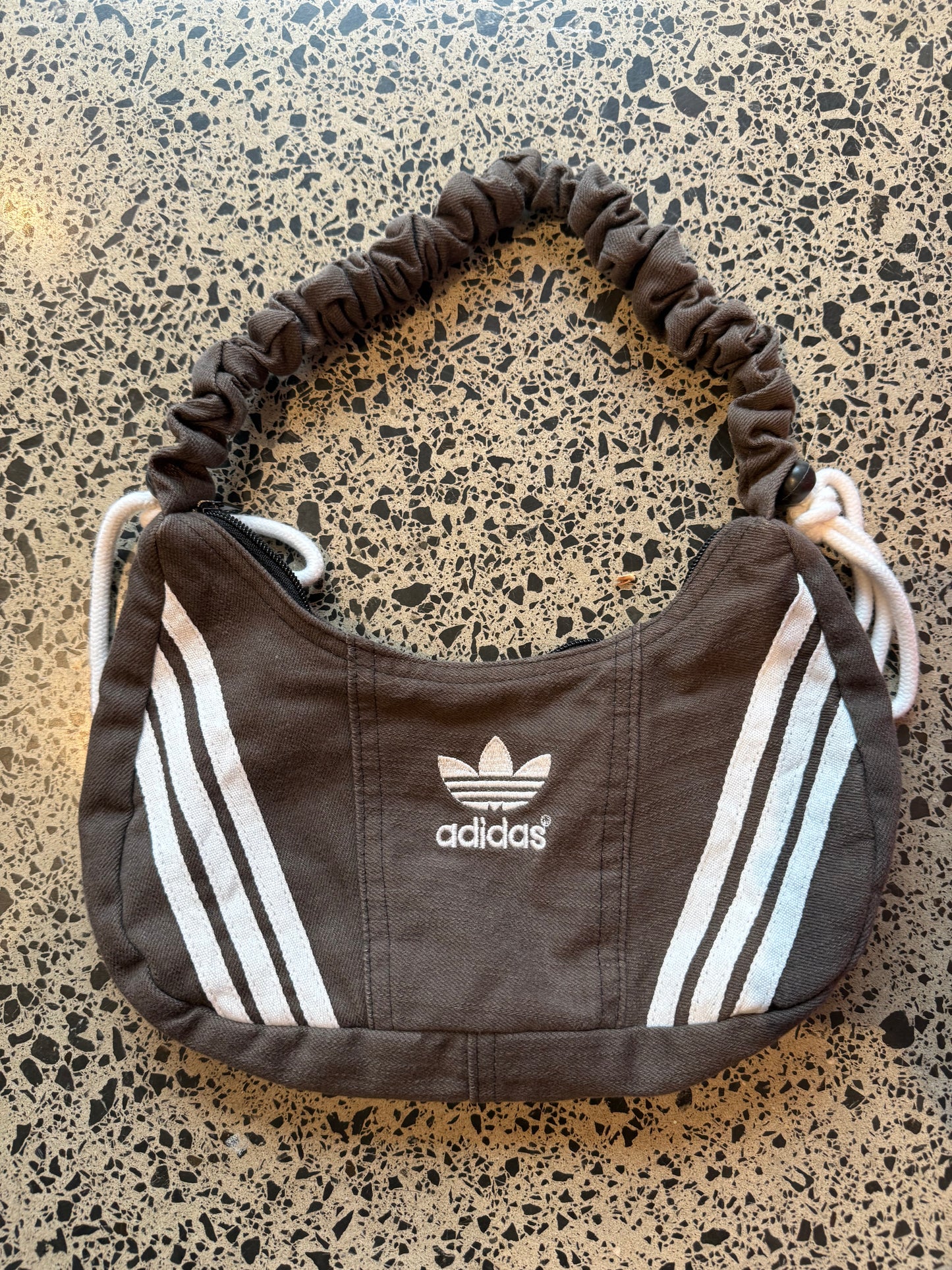 Dark Brown Adidas Rework Shoulder Bag