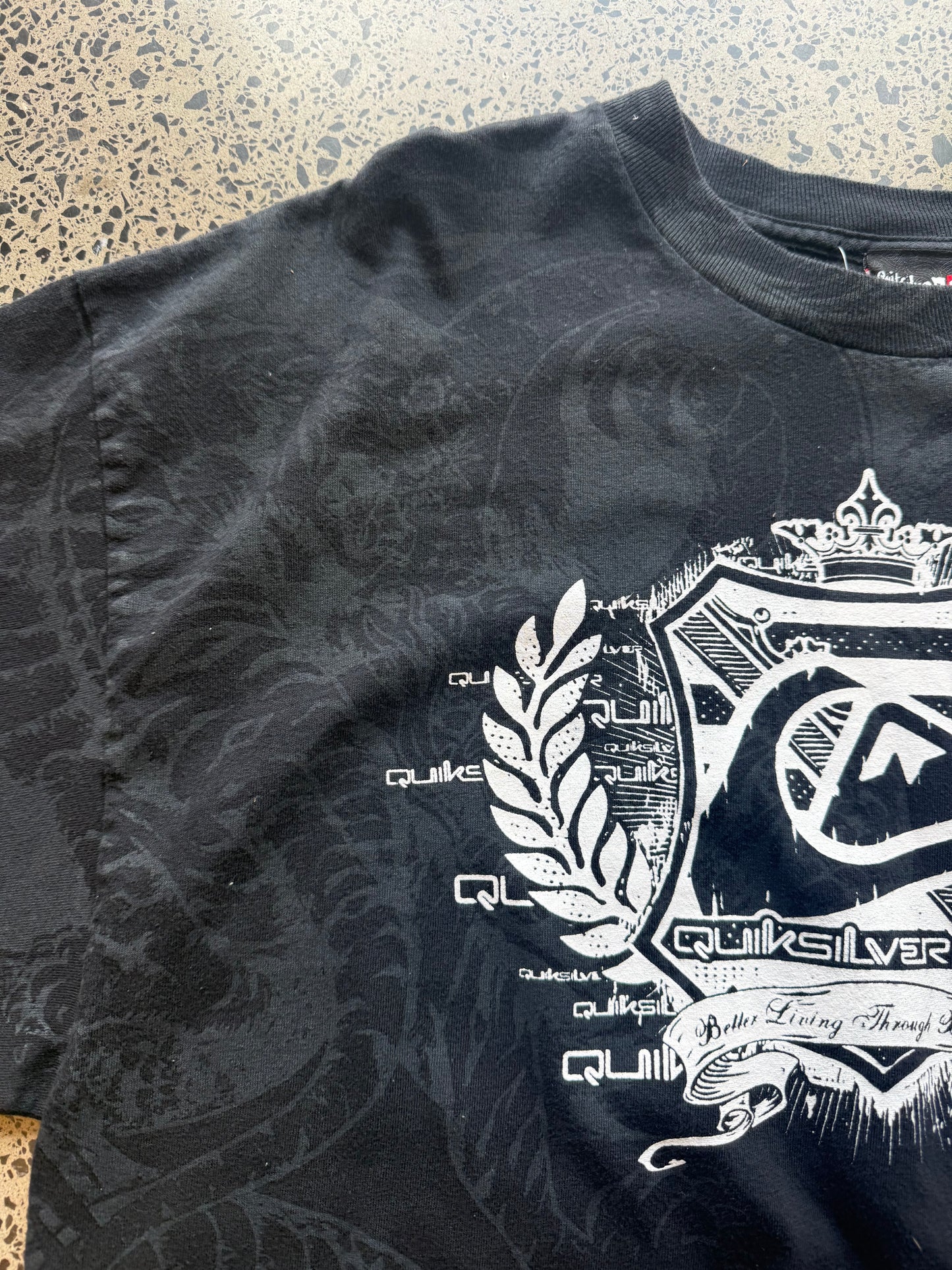 2000's Quiksilver Logo Tee - 2XL