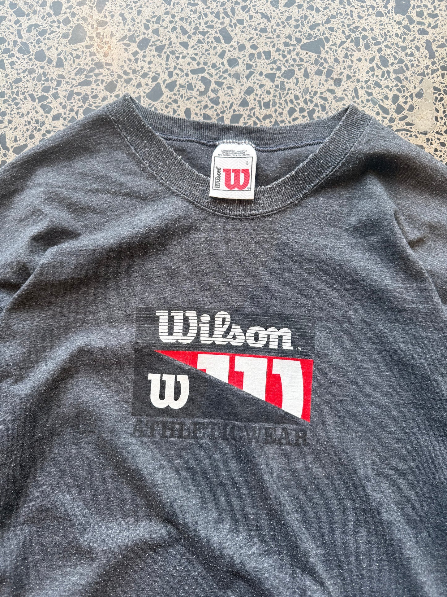 90's Wilson Logo Graphic Tee - L