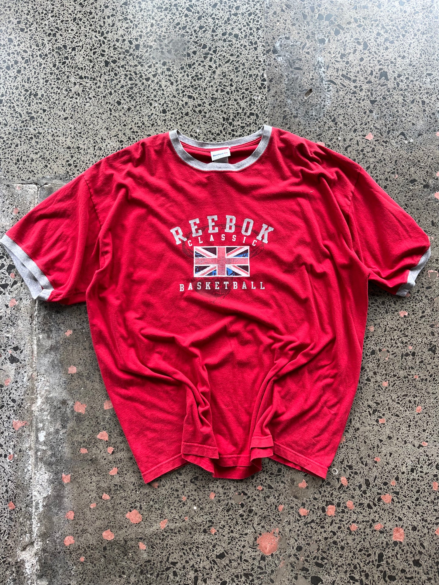 90's Reebok Union Jack Tee - 2XL