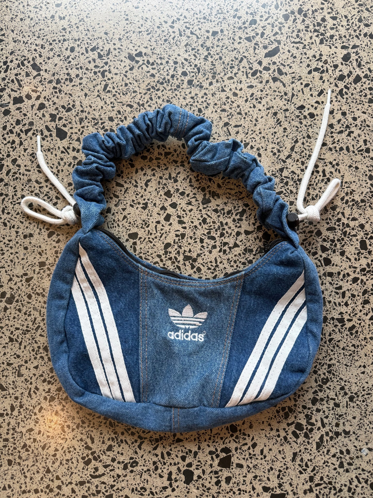 Dark Blue Denim Adidas Handbag