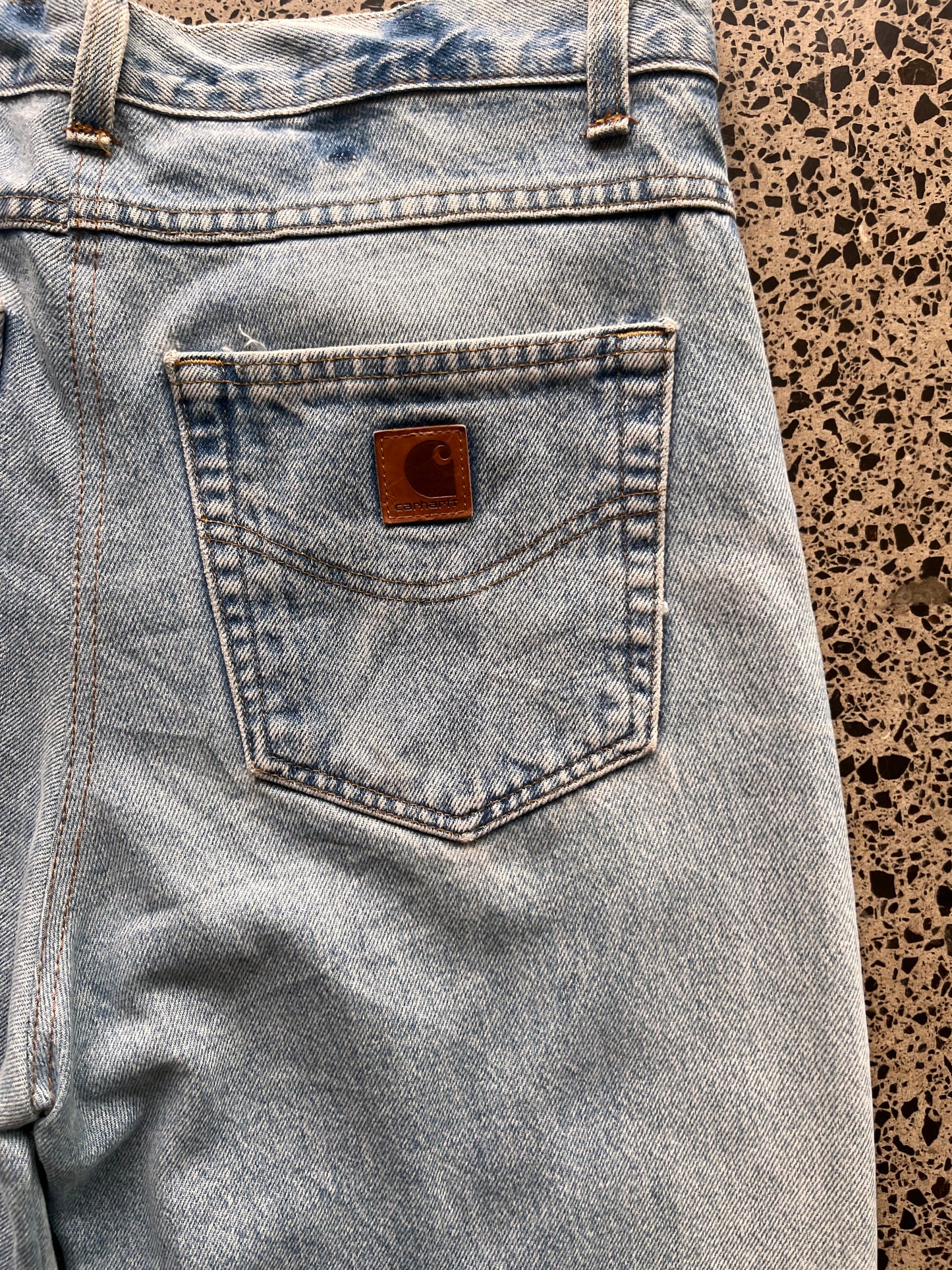 Carrhart Blue Denim Jeans - 40W by 36L