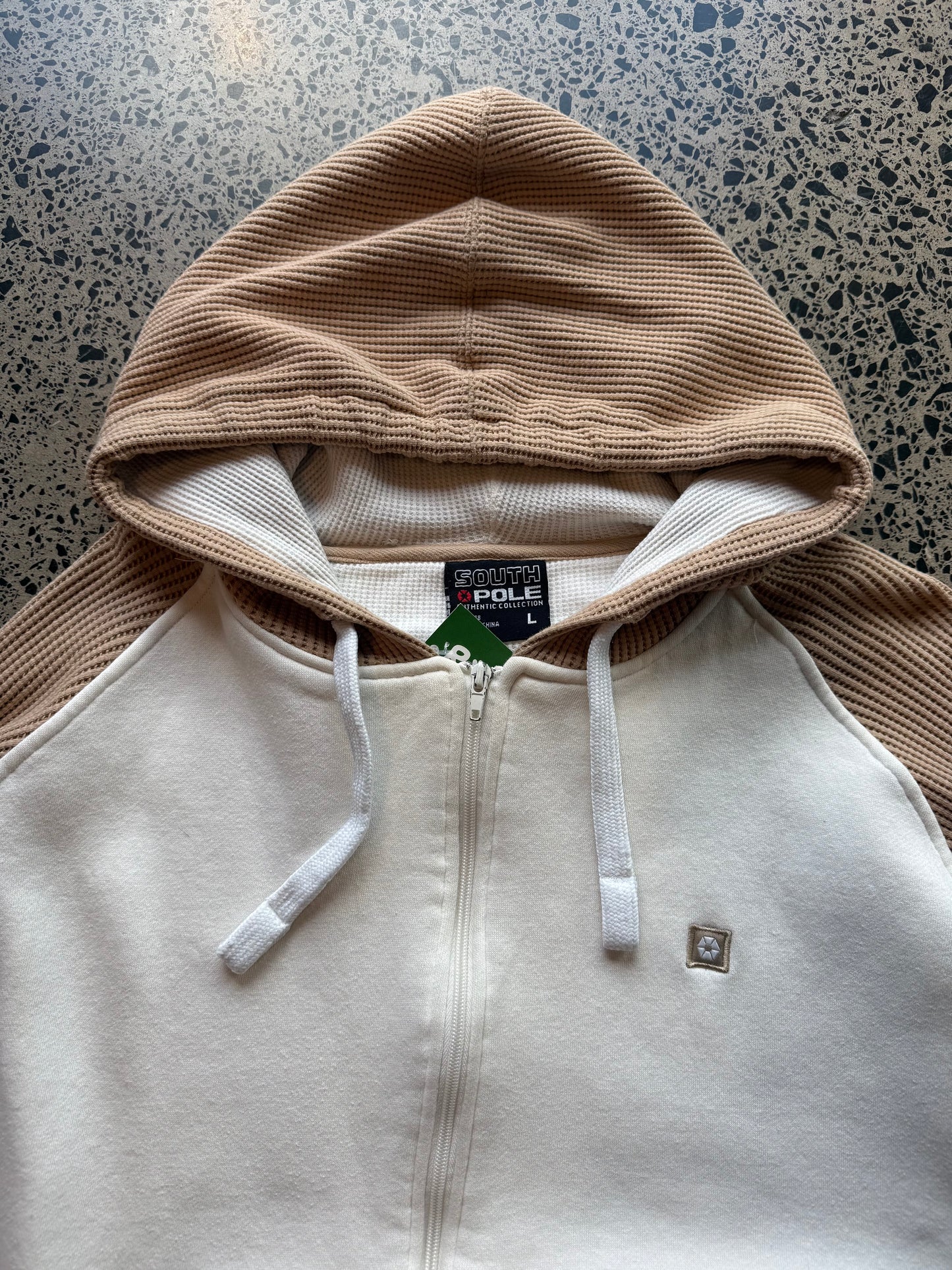 Y2K Southpole zip-up hoodie in a size L