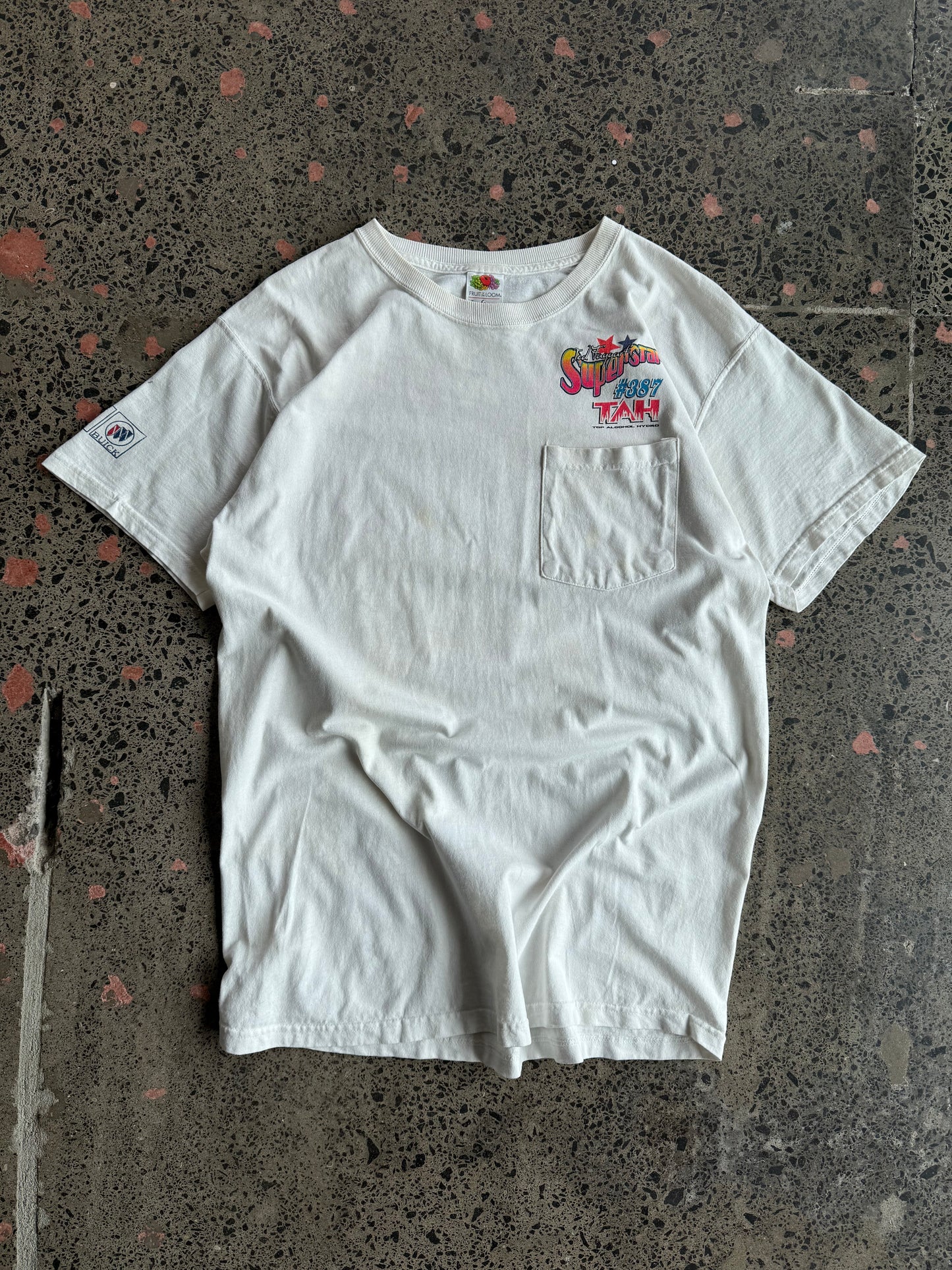 y2k Car Racing Graphic T-shirt - L