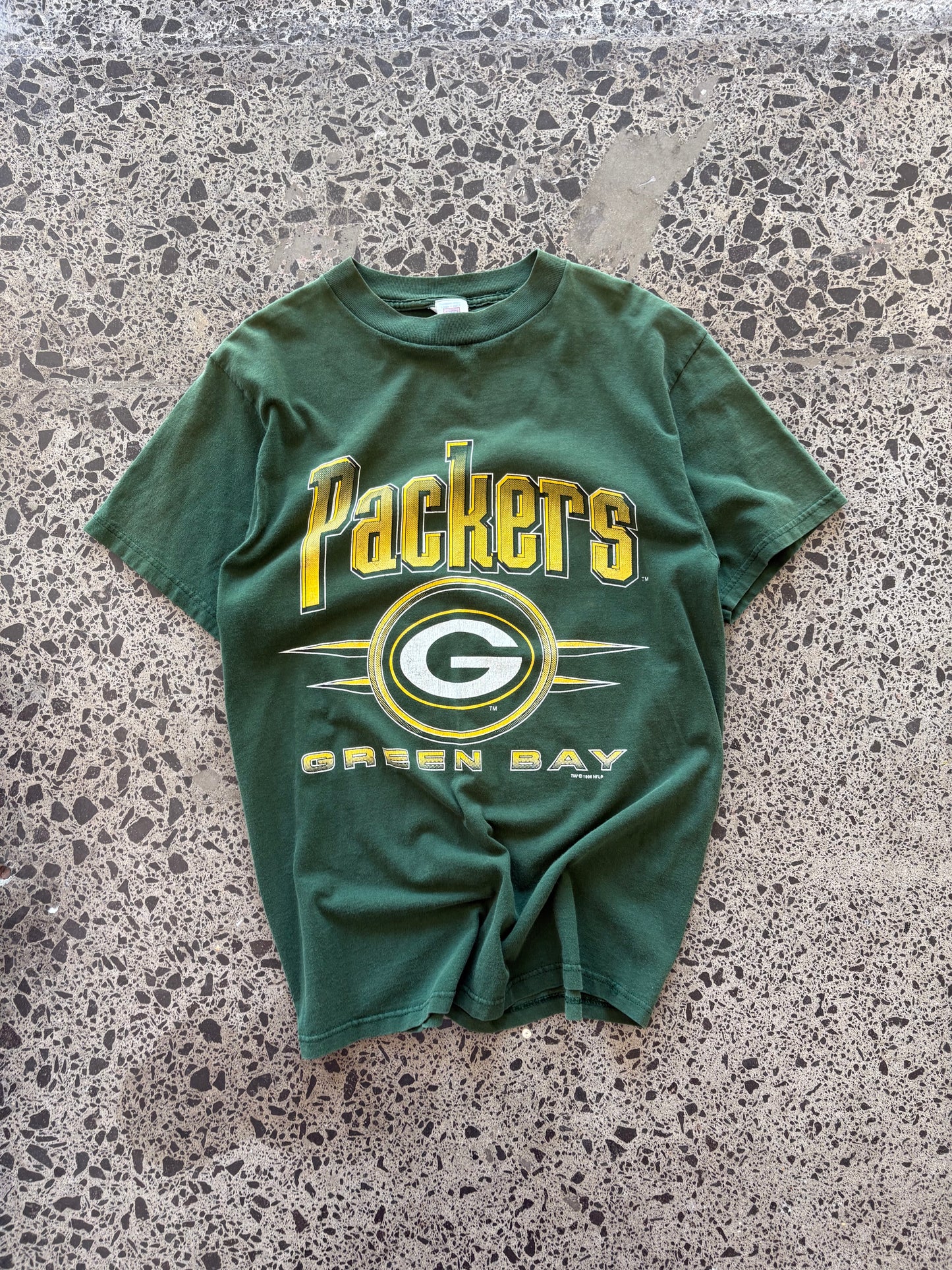 90's Green Bay Packers NFL Tee - L