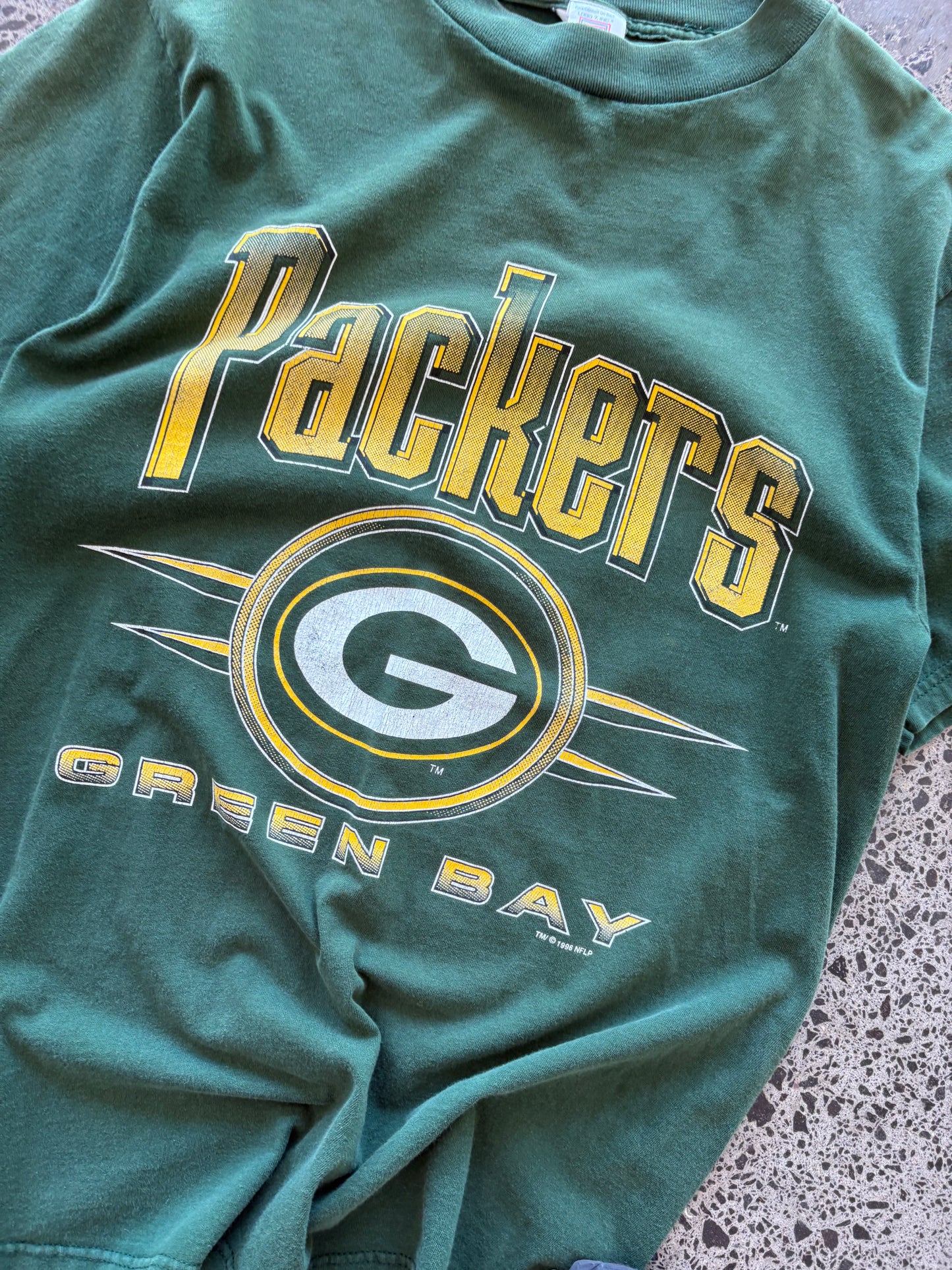 90's Green Bay Packers NFL Tee - L