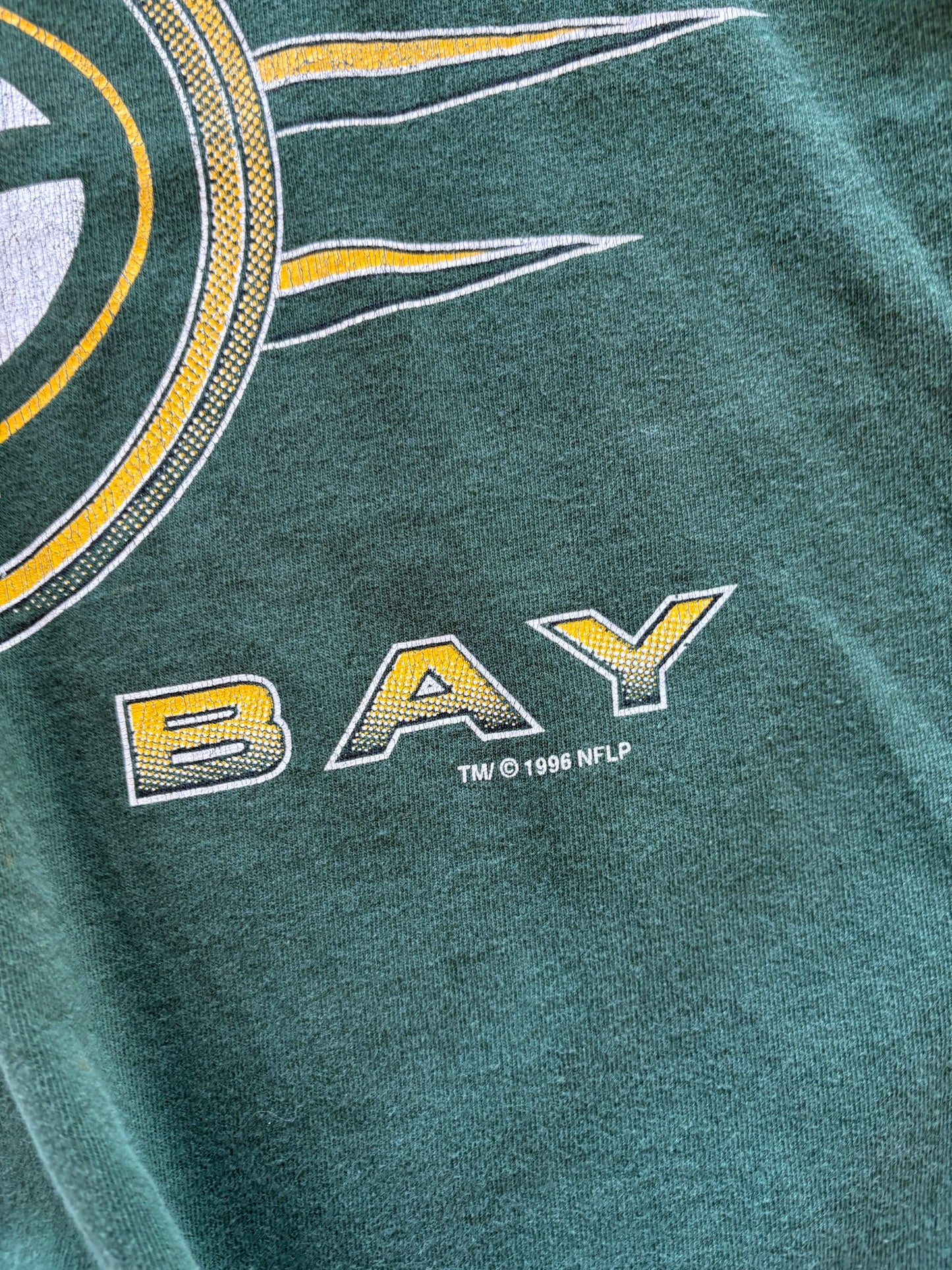 90's Green Bay Packers NFL Tee - L