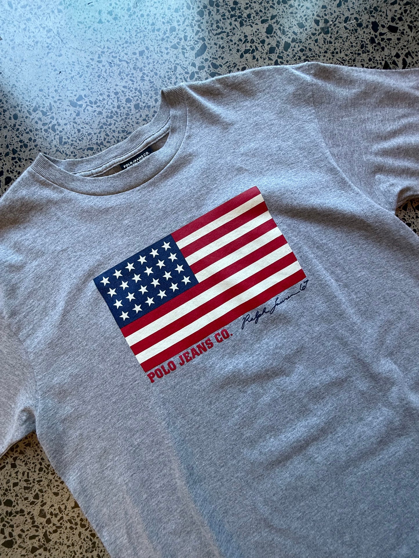 Ralph Lauren Polo USA Flag Tee - S