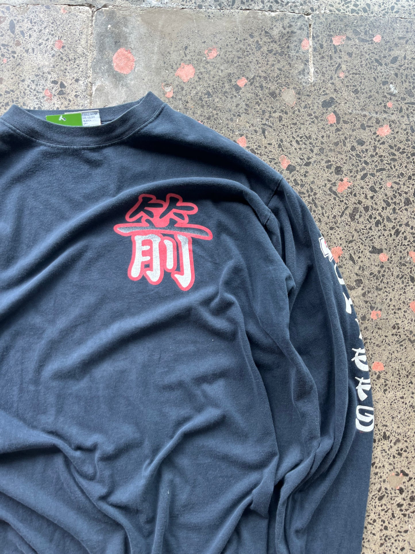 y2k Black long sleeve shirt - XL