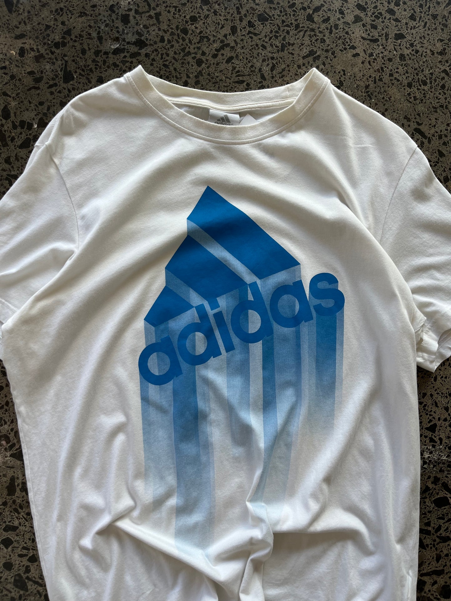 y2k Graphic Adidas T-shirt - L