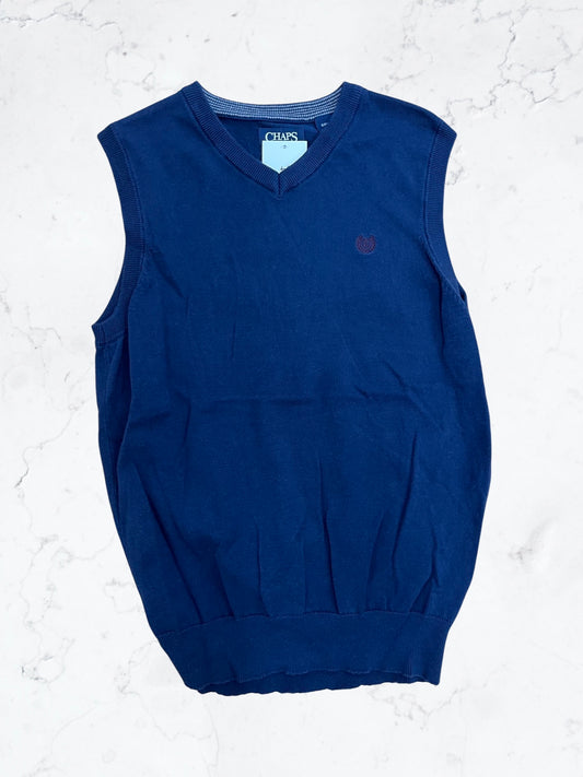 Dark Blue Chaps by Ralph Lauren Knit Vest