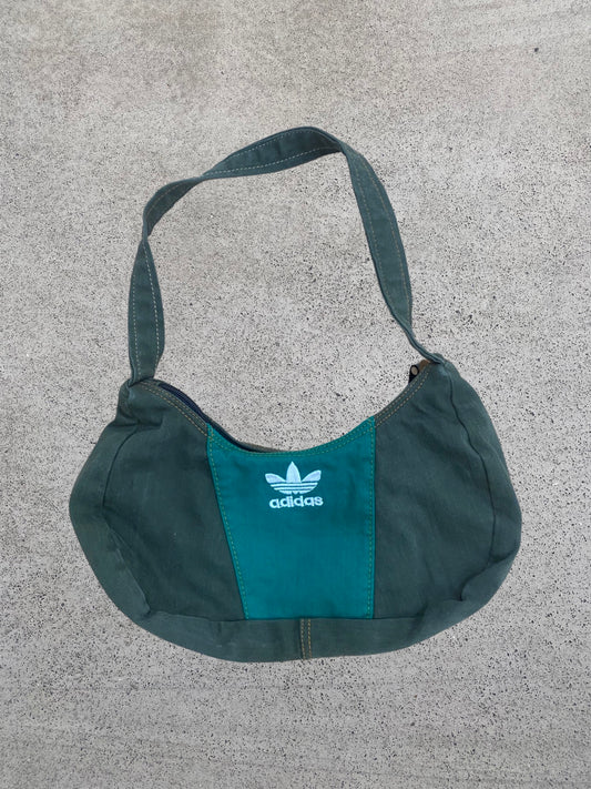 Dark green and teal Adidas Handbag