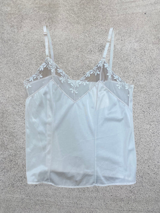 Basic Cami with small flower lace detailing