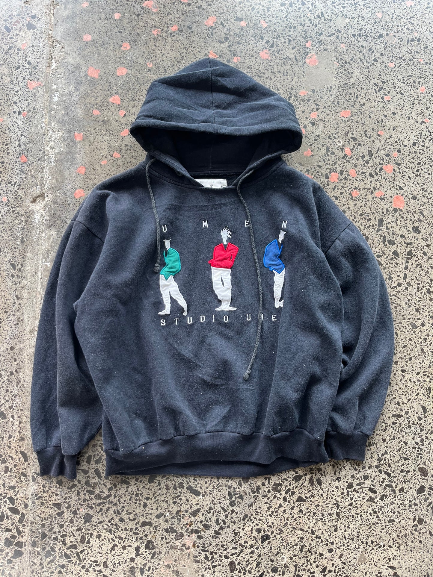 Embroidered Umen Studio Hoodie - L