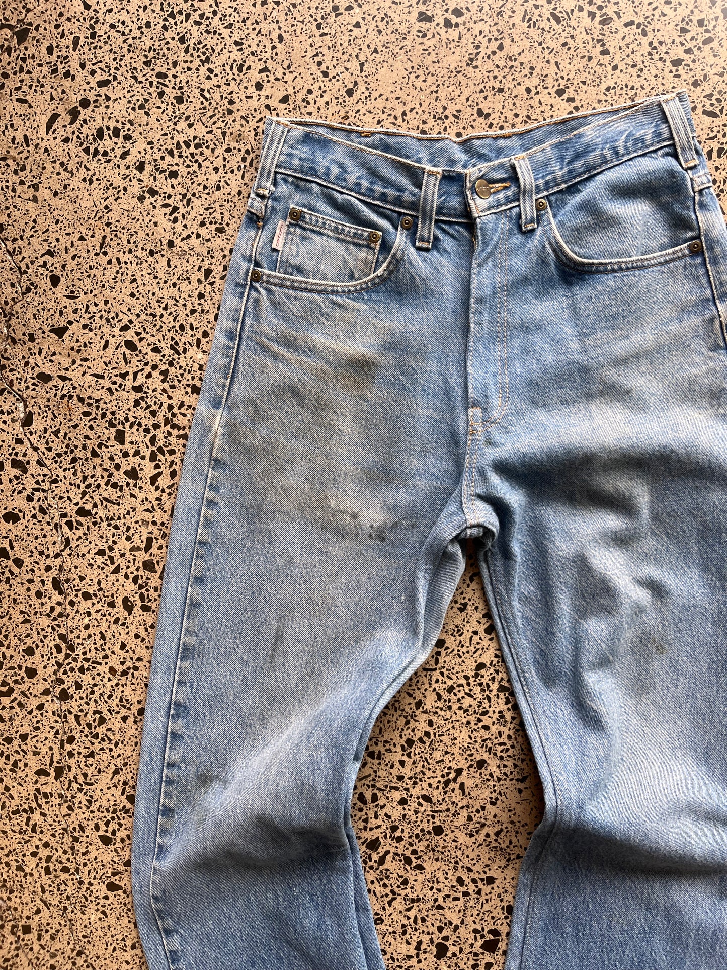 Carhartt Blue Denim Jeans - 38 by 36
