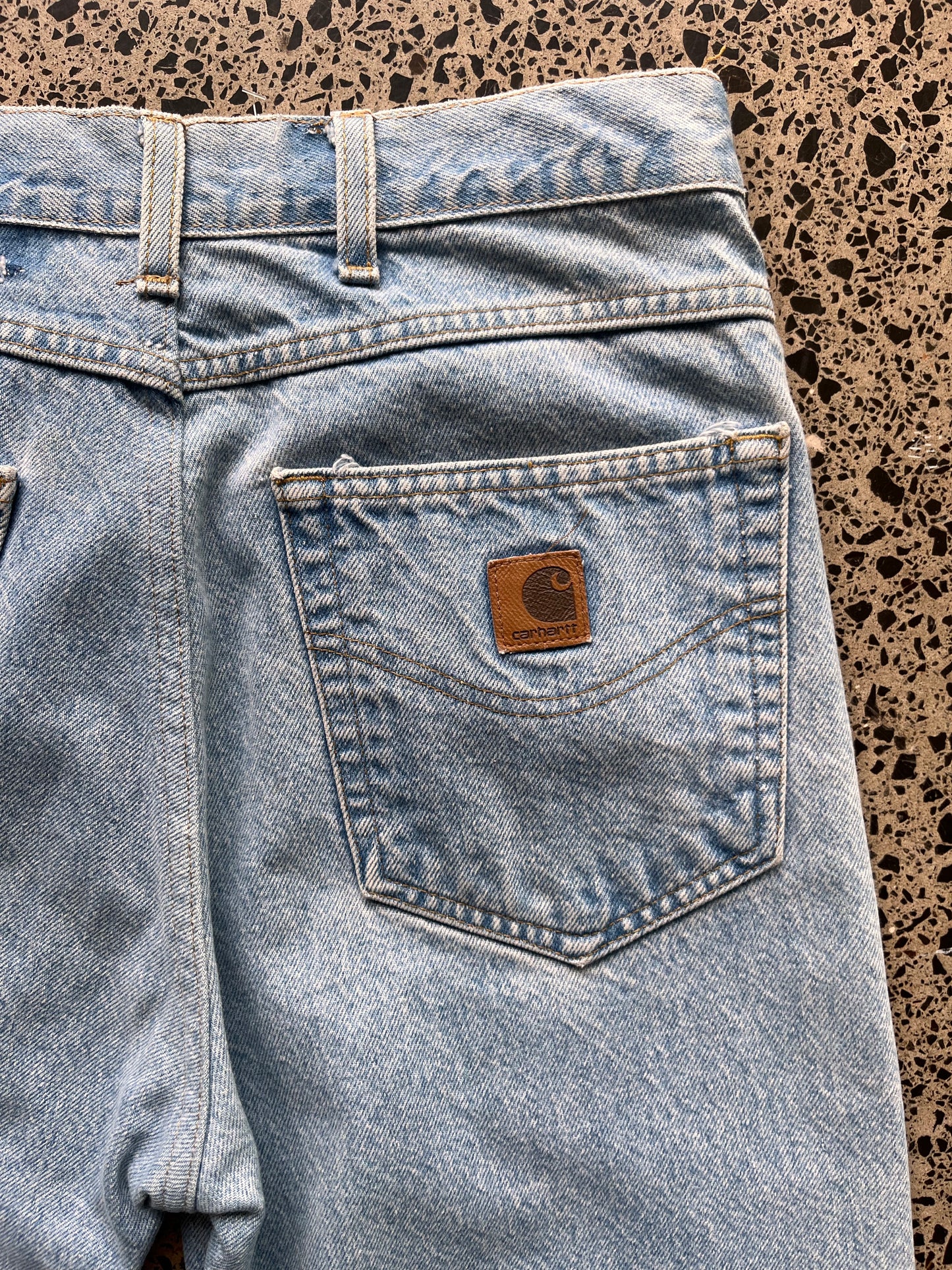 Carhartt Blue Denim Jeans - 30W by 33L