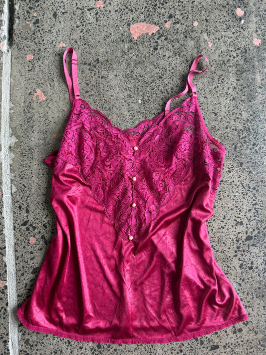 Wine Coloured Cami - M