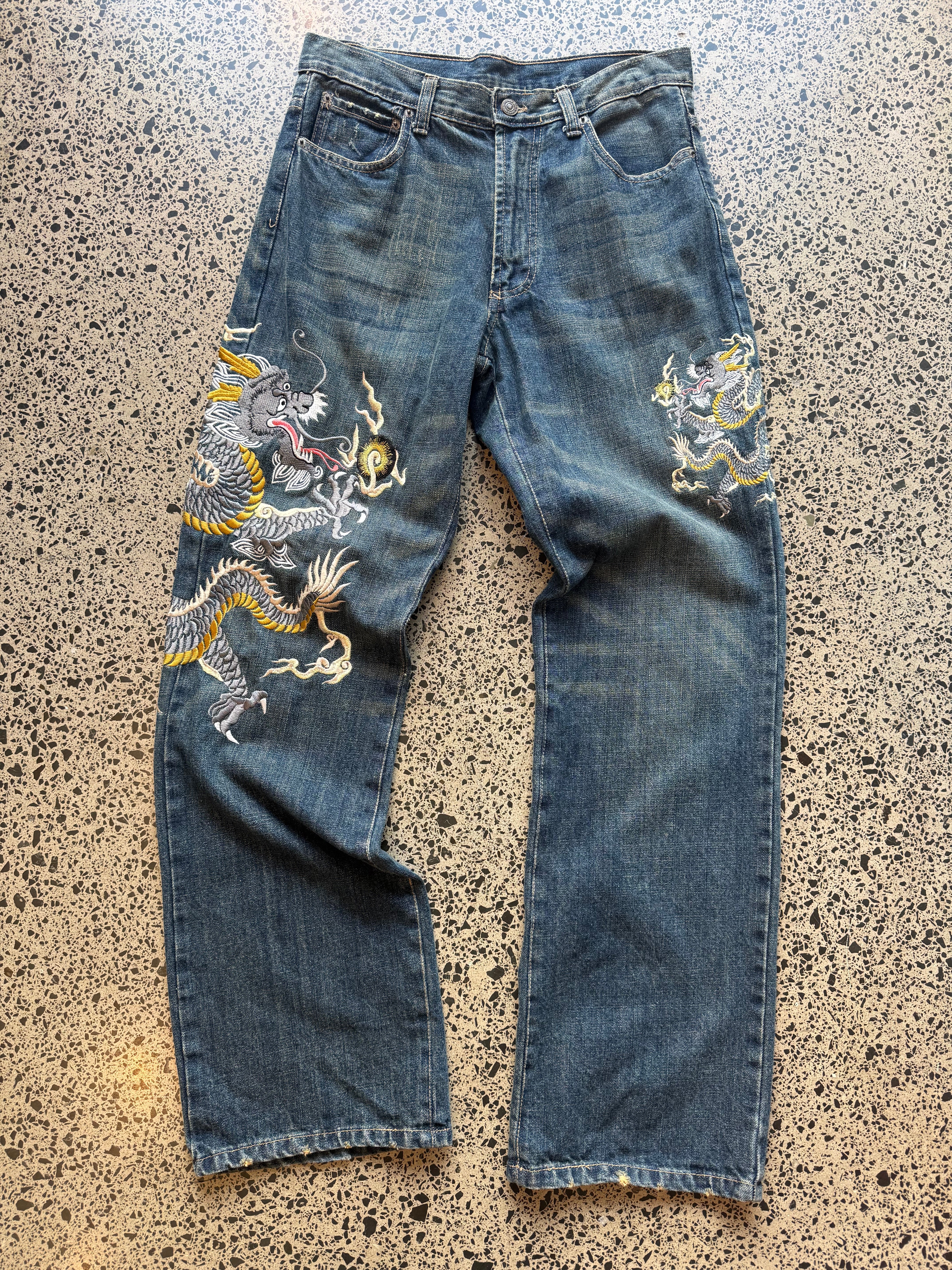 Japanese & Y2K Denim Jeans – Rollos'