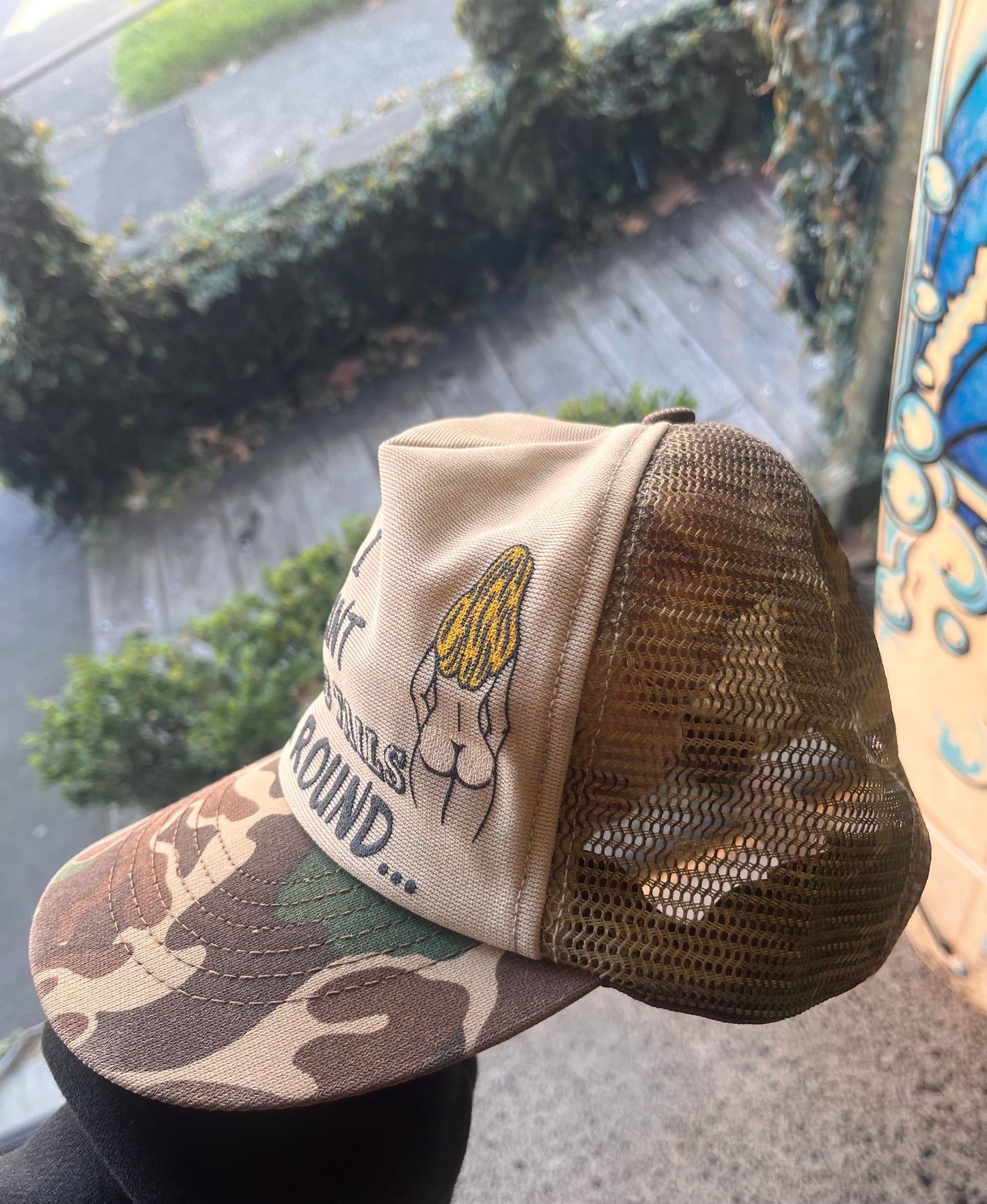 I Hunt Year Round Camo Cap