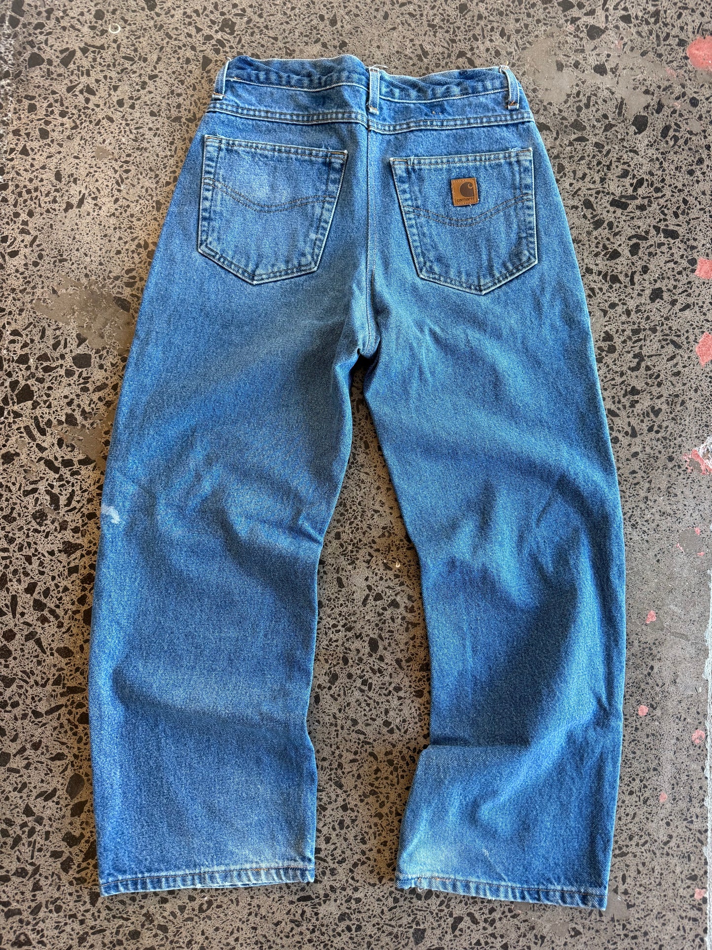 Carhartt Denim Jeans - 30W x 26L Mens or M Womens