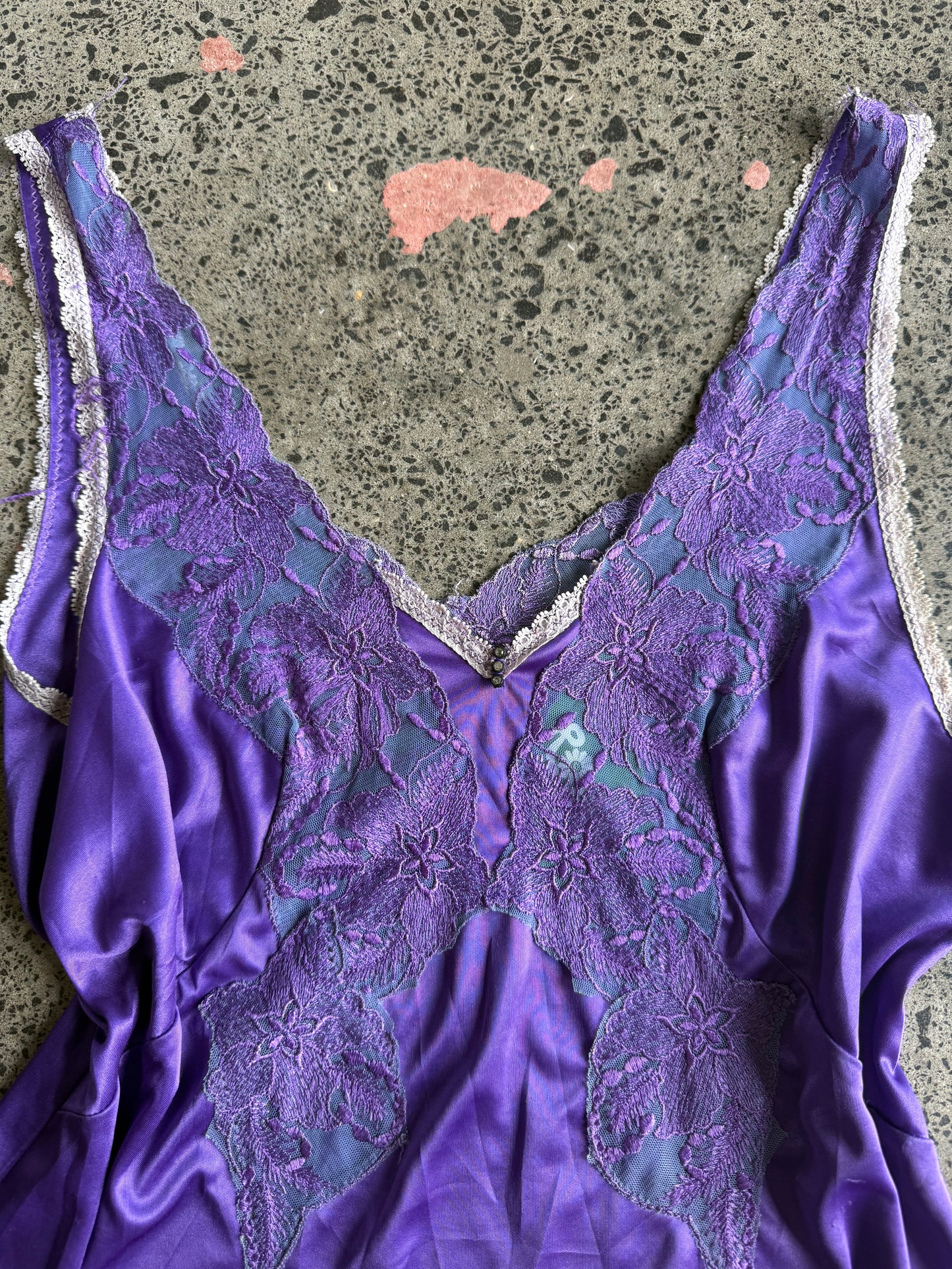 Purple Lacey Cami - S