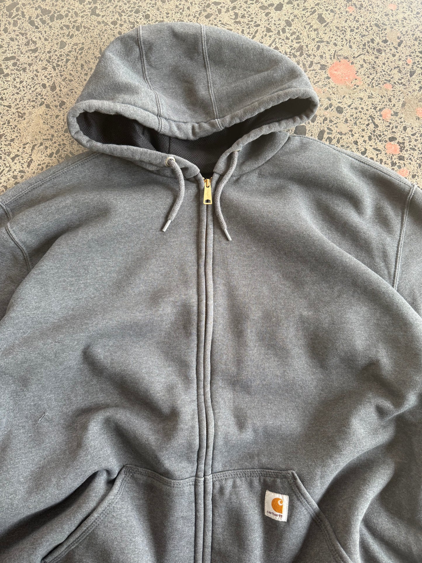 Fleece Lined Carhartt Zip Up Hoody - 3XL